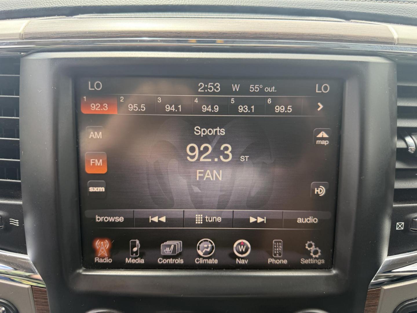 2014 Black /Black RAM 1500 Laramie Crew Cab SWB 4WD (1C6RR7NT3ES) with an 5.7L V8 OHV 16V engine, 8-Speed Automatic transmission, located at 11115 Chardon Rd. , Chardon, OH, 44024, (440) 214-9705, 41.580246, -81.241943 - FRESH TRADE ALERT ---- This 2014 Ram 1500 is a luxurious pickup truck with plenty of capability. Powered by a 5.7 HEMI V8, 8 speed automatic transmission and, 3.93 gearing this Ram is rated to tow 10,300 pounds. On the inside you'll find a beautiful leather wrapped interior with heated and cooled fr - Photo#24
