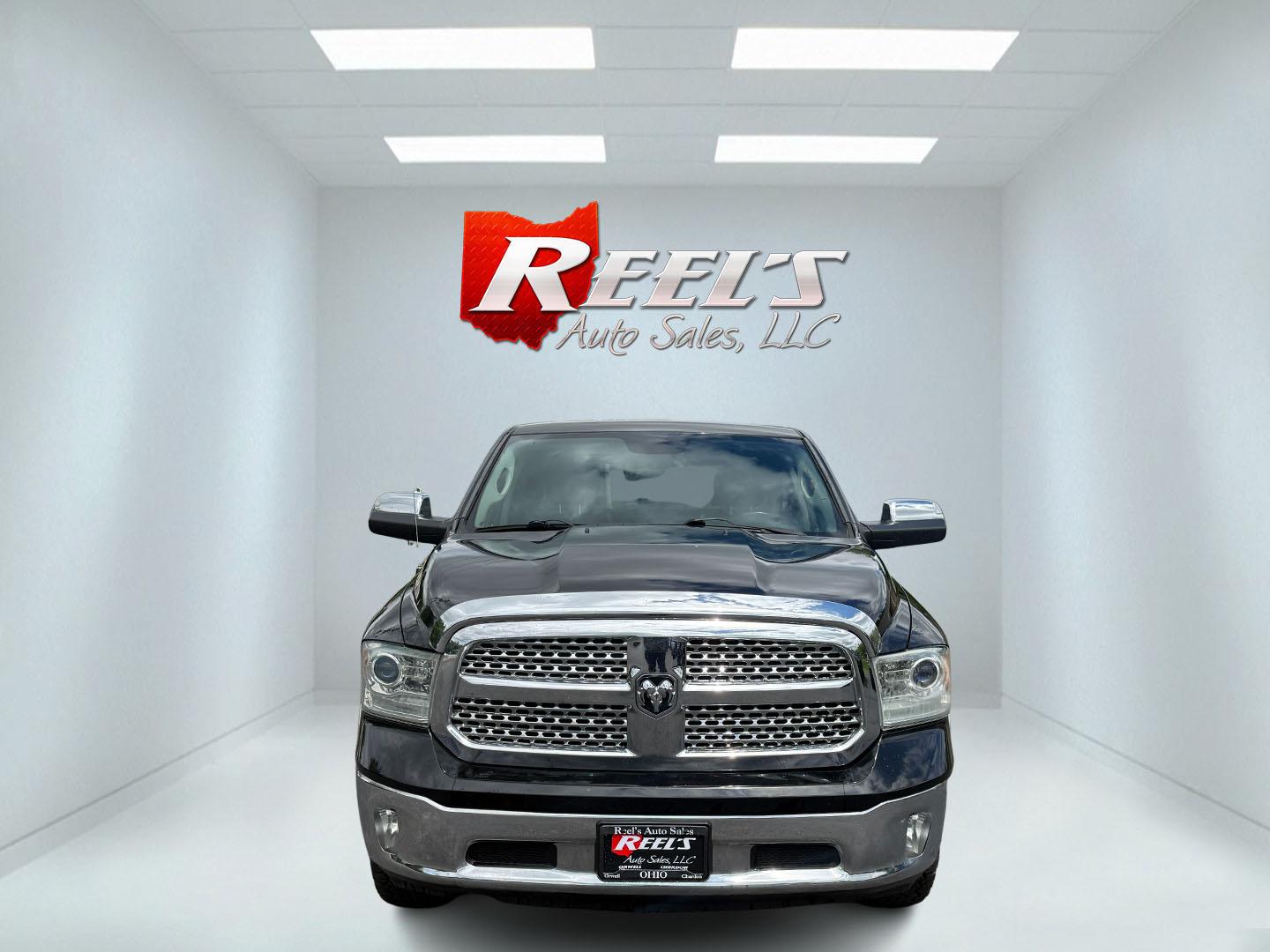 2014 Black /Black RAM 1500 Laramie Crew Cab SWB 4WD (1C6RR7NT3ES) with an 5.7L V8 OHV 16V engine, 8-Speed Automatic transmission, located at 11115 Chardon Rd. , Chardon, OH, 44024, (440) 214-9705, 41.580246, -81.241943 - FRESH TRADE ALERT ---- This 2014 Ram 1500 is a luxurious pickup truck with plenty of capability. Powered by a 5.7 HEMI V8, 8 speed automatic transmission and, 3.93 gearing this Ram is rated to tow 10,300 pounds. On the inside you'll find a beautiful leather wrapped interior with heated and cooled fr - Photo#1