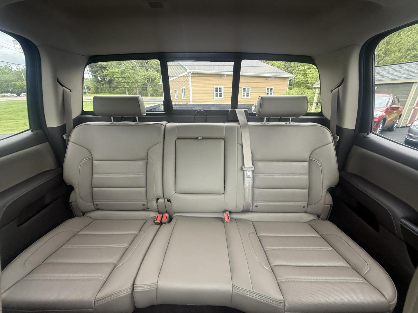 2015 White /Brown GMC Sierra 1500 Denali Crew Cab Short Box 4WD (3GTU2WEJ7FG) with an 6.2L V8 OHV 16V engine, 8-Speed Automatic transmission, located at 11115 Chardon Rd. , Chardon, OH, 44024, (440) 214-9705, 41.580246, -81.241943 - This 2015 GMC Sierra 1500 Denali is GM's greatest they have to offer. Powered by a 6.2 V8 Engine and an 8 speed automatic transmission this truck is rated to tow 9,200 pounds while giving you all the luxury of a Cadillac. On the inside you will find an incredible leather interior, heated and cooled - Photo#32