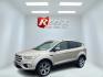 2017 Gold /Gray Ford Escape Titanium 4WD (1FMCU9J96HU) with an 2.0L I4 DOHC 16V Turbo engine, 6A transmission, located at 547 E. Main St., Orwell, OH, 44076, (440) 437-5893, 41.535435, -80.847855 - This One Owner 2017 Ford Escape Titanium is a feature rich compact SUV. Powered by a 2.0 I4 Turbocharged EcoBoost engine and a 6 speed automatic transmission this Escape is quick and fuel efficient achieving an EPA estimated 27 MPG highway. On the inside you get a leather wrapped interior, power fro - Photo#32