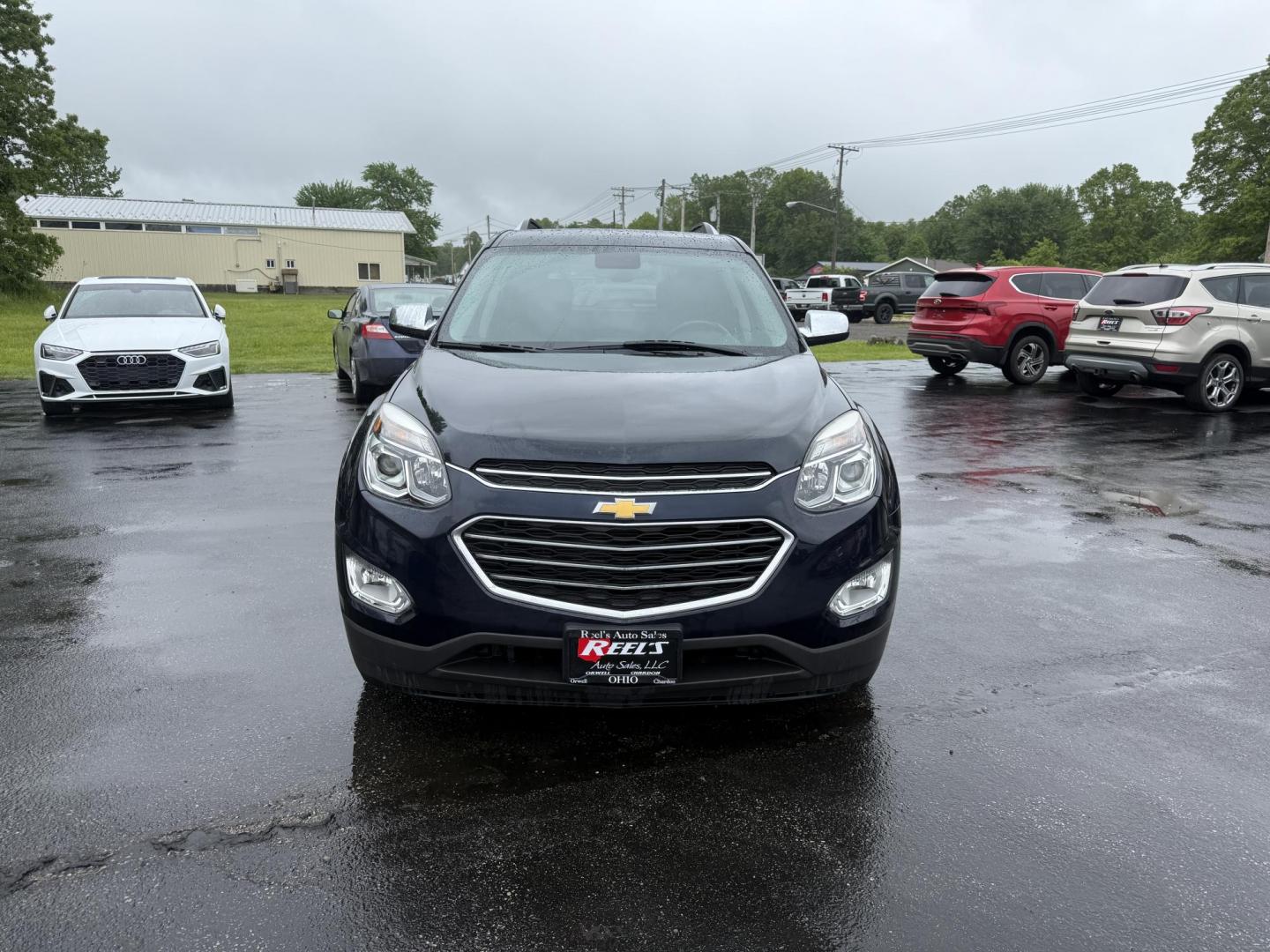 2016 Blue /Black Chevrolet Equinox LTZ 2WD (2GNALDEK1G6) with an 2.4L L4 DOHC 16V engine, 6-Speed Automatic transmission, located at 547 E. Main St., Orwell, OH, 44076, (440) 437-5893, 41.535435, -80.847855 - Photo#1