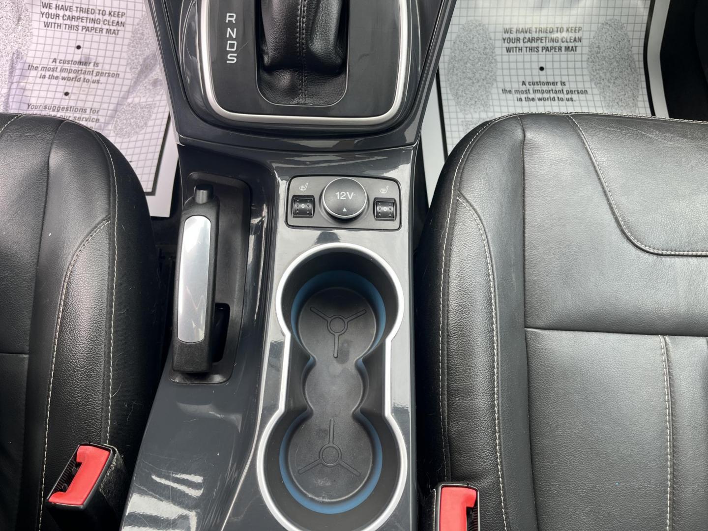 2013 Blue /Black Ford Escape Titanium 4WD (1FMCU9J99DU) with an 2.0L I4 DOHC 16V Turbo engine, 6-Speed Automatic transmission, located at 547 E. Main St., Orwell, OH, 44076, (440) 437-5893, 41.535435, -80.847855 - This 2013 Ford Escape is as loaded as an Escape can be. Powered by a 2.0 I4 Turbocharged EcoBoost engine and a 6 speed automatic transmission this Escape is quick yet fuel efficient. On the Inside you get a leather interior, power drivers seat W/ drivers memory functions, heated front seats and, a d - Photo#21