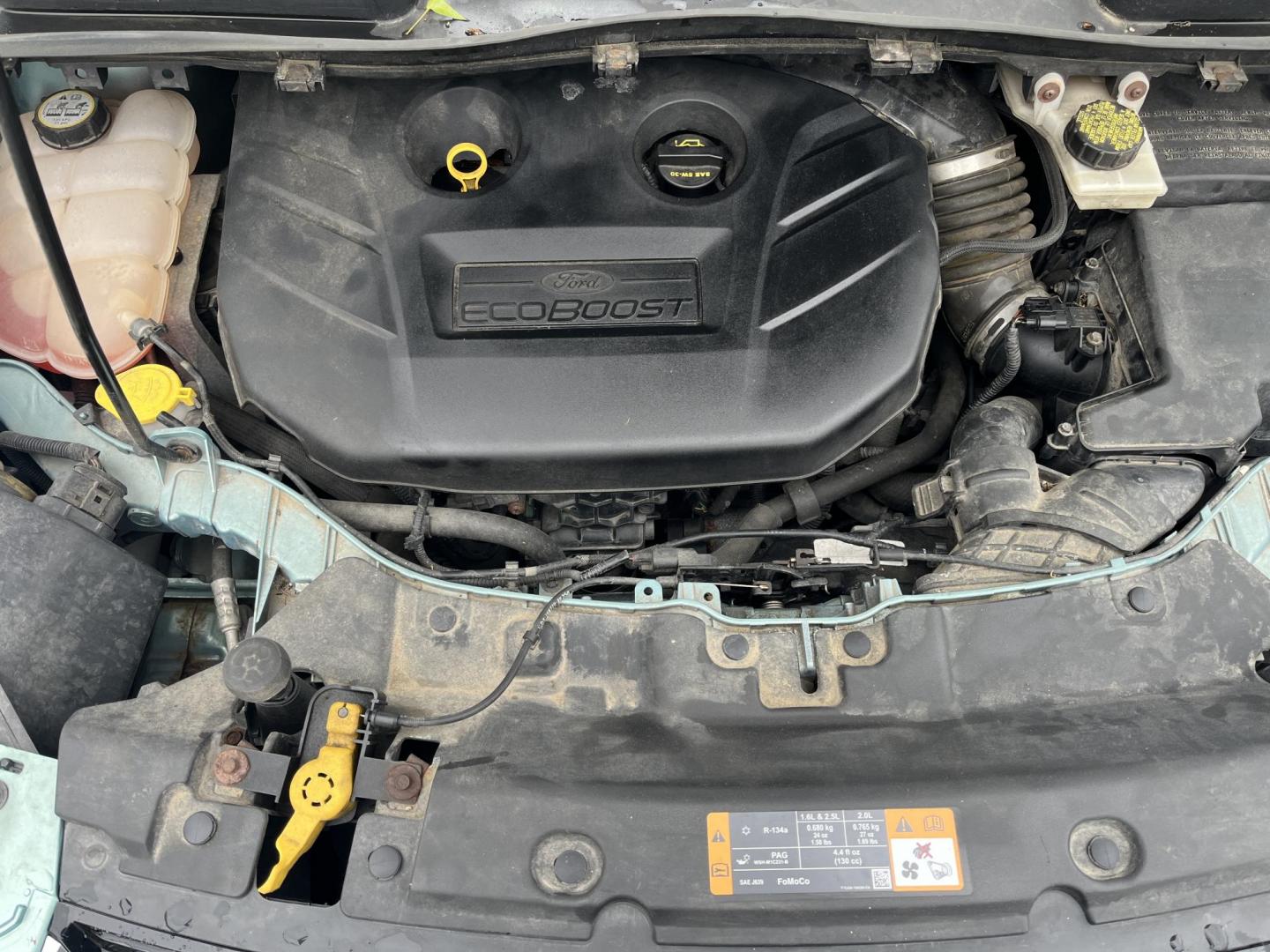 2013 Blue /Black Ford Escape Titanium 4WD (1FMCU9J99DU) with an 2.0L I4 DOHC 16V Turbo engine, 6-Speed Automatic transmission, located at 547 E. Main St., Orwell, OH, 44076, (440) 437-5893, 41.535435, -80.847855 - This 2013 Ford Escape is as loaded as an Escape can be. Powered by a 2.0 I4 Turbocharged EcoBoost engine and a 6 speed automatic transmission this Escape is quick yet fuel efficient. On the Inside you get a leather interior, power drivers seat W/ drivers memory functions, heated front seats and, a d - Photo#11