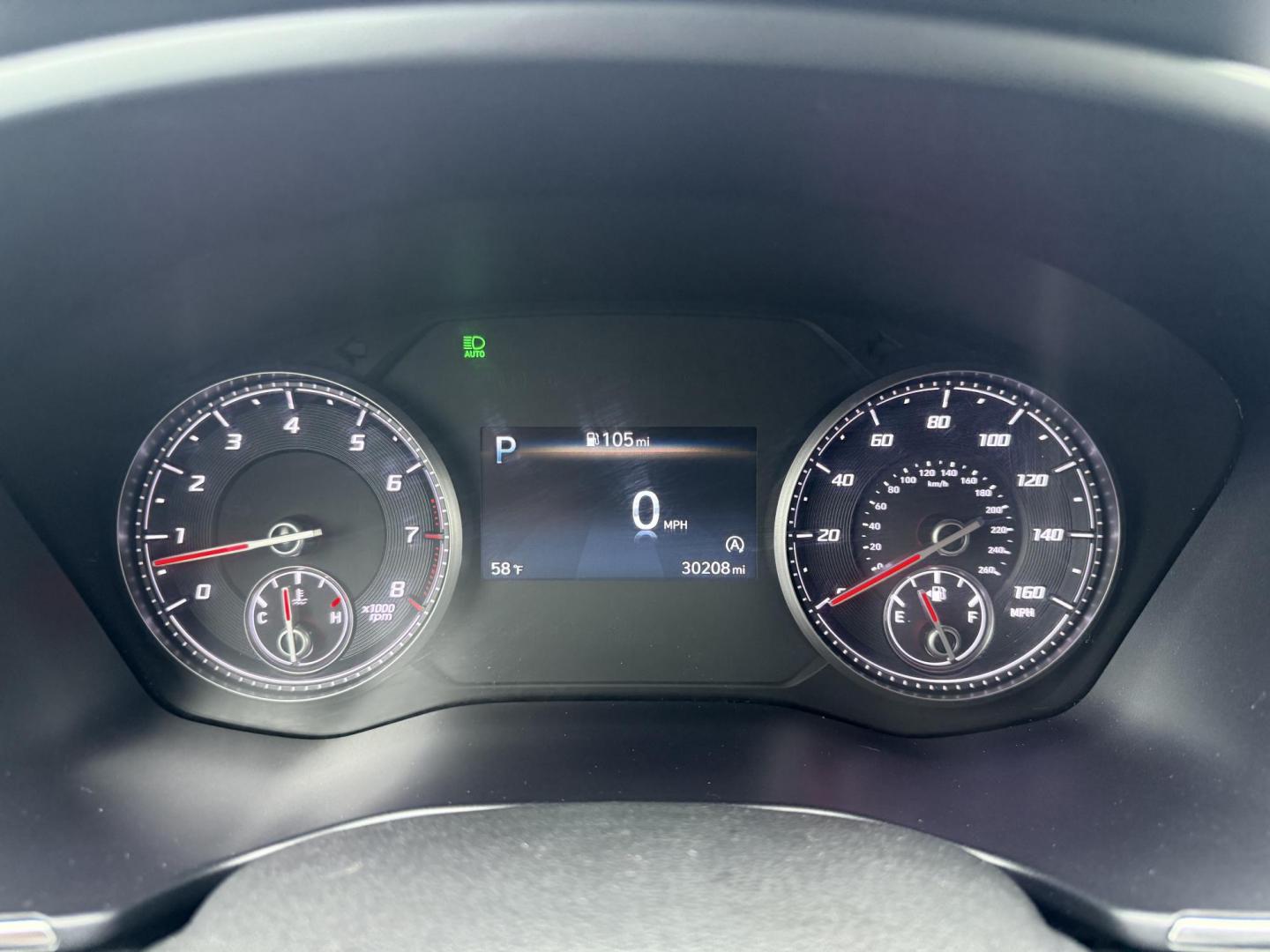 2022 Red /Black Hyundai Santa Fe SE AWD (5NMS1DAJ4NH) with an 2.5L I4 DOHC 16V engine, 8-Speed Automatic transmission, located at 547 E. Main St., Orwell, OH, 44076, (440) 437-5893, 41.535435, -80.847855 - Photo#15