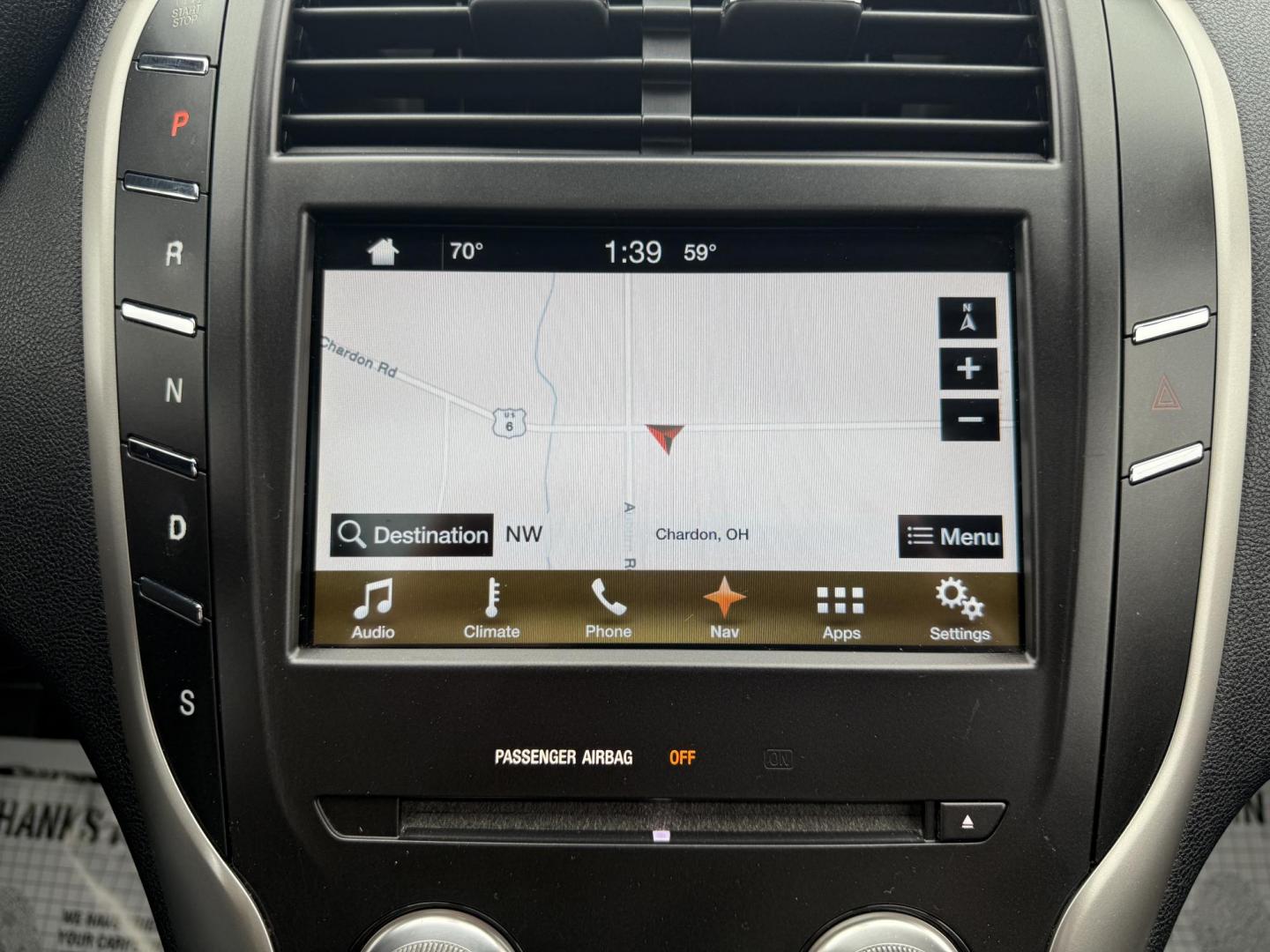 2016 Red /Black Lincoln MKC Reserve AWD (5LMCJ3D98GU) with an 2.0L I4 DOHC 16V Turbo engine, 6-Speed Automatic transmission, located at 11115 Chardon Rd. , Chardon, OH, 44024, (440) 214-9705, 41.580246, -81.241943 - Photo#26