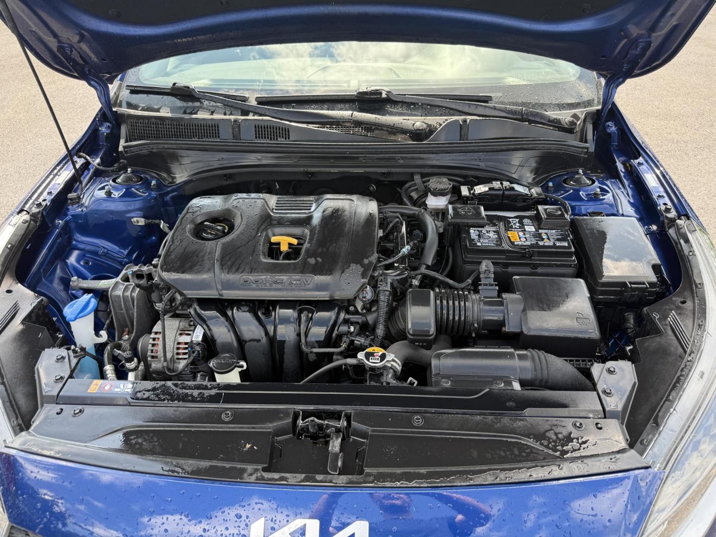 2023 Blue /Black Kia Forte LXS (3KPF24ADXPE) with an 2.0L I4 DOHC 16V engine, Automatic transmission, located at 11115 Chardon Rd. , Chardon, OH, 44024, (440) 214-9705, 41.580246, -81.241943 - This 2023 Kia Forte LXS is a fuel efficient and technologically advanced compact sedan. Powered by a 2.0 I4 GDI engine this Kia is capable of achieving up to 39 MPG highway. On the safety side you get forward collision warning W/ automatic emergency braking, lane keep assist, driver attention alert - Photo#3