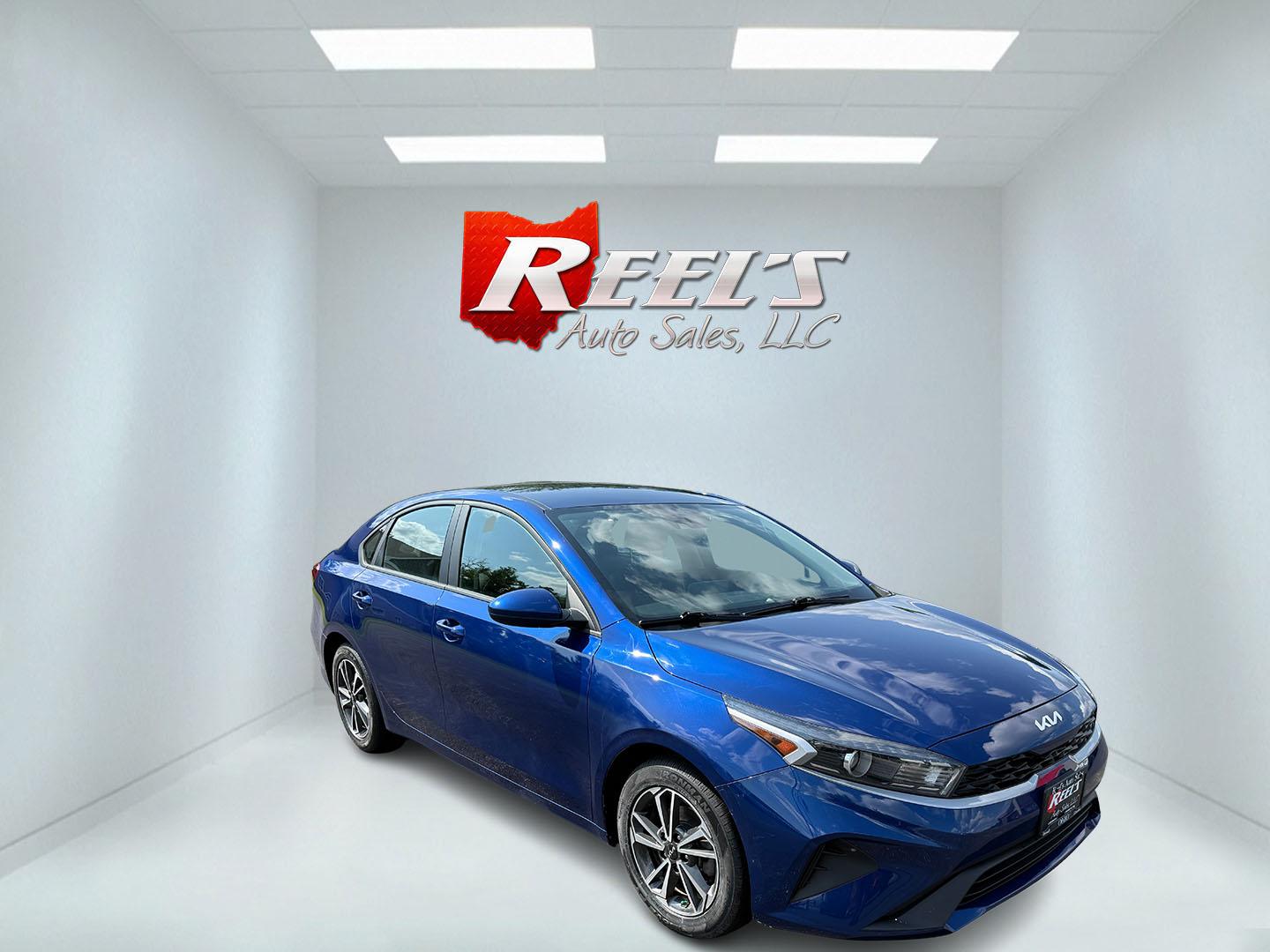 2023 Blue /Black Kia Forte LXS (3KPF24ADXPE) with an 2.0L I4 DOHC 16V engine, Automatic transmission, located at 11115 Chardon Rd. , Chardon, OH, 44024, (440) 214-9705, 41.580246, -81.241943 - This 2023 Kia Forte LXS is a fuel efficient and technologically advanced compact sedan. Powered by a 2.0 I4 GDI engine this Kia is capable of achieving up to 39 MPG highway. On the safety side you get forward collision warning W/ automatic emergency braking, lane keep assist, driver attention alert - Photo#2