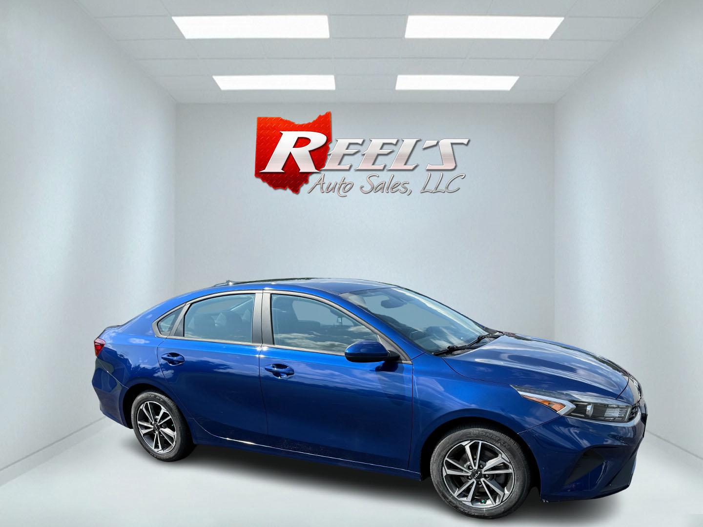 2023 Blue /Black Kia Forte LXS (3KPF24ADXPE) with an 2.0L I4 DOHC 16V engine, Automatic transmission, located at 11115 Chardon Rd. , Chardon, OH, 44024, (440) 214-9705, 41.580246, -81.241943 - This 2023 Kia Forte LXS is a fuel efficient and technologically advanced compact sedan. Powered by a 2.0 I4 GDI engine this Kia is capable of achieving up to 39 MPG highway. On the safety side you get forward collision warning W/ automatic emergency braking, lane keep assist, driver attention alert - Photo#12