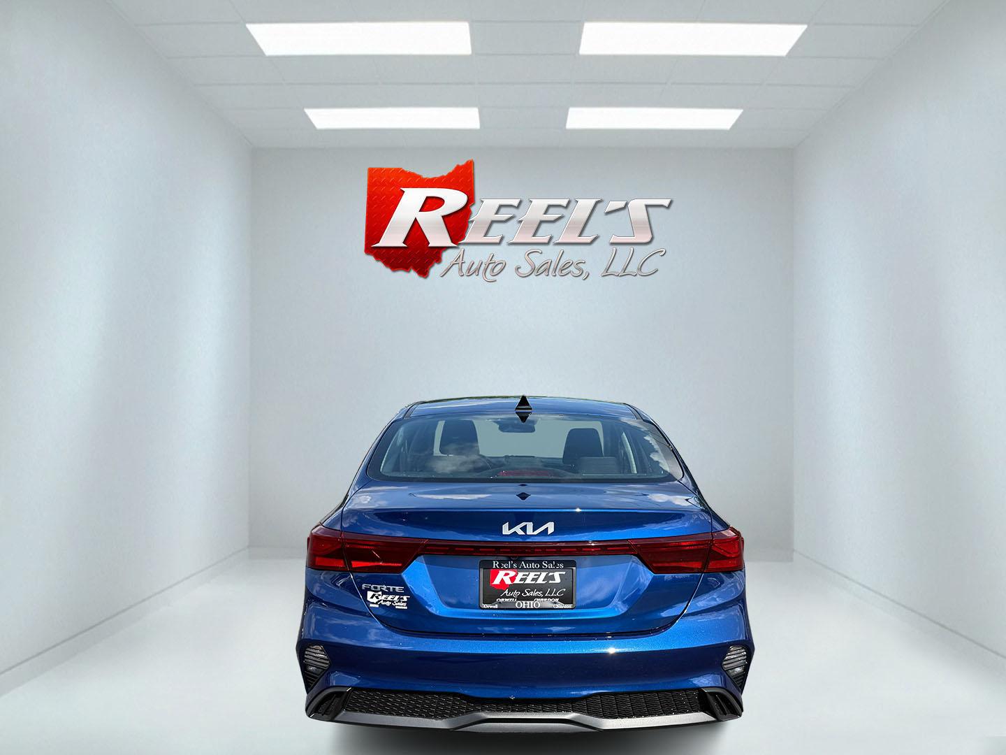 2023 Blue /Black Kia Forte LXS (3KPF24ADXPE) with an 2.0L I4 DOHC 16V engine, Automatic transmission, located at 11115 Chardon Rd. , Chardon, OH, 44024, (440) 214-9705, 41.580246, -81.241943 - This 2023 Kia Forte LXS is a fuel efficient and technologically advanced compact sedan. Powered by a 2.0 I4 GDI engine this Kia is capable of achieving up to 39 MPG highway. On the safety side you get forward collision warning W/ automatic emergency braking, lane keep assist, driver attention alert - Photo#33