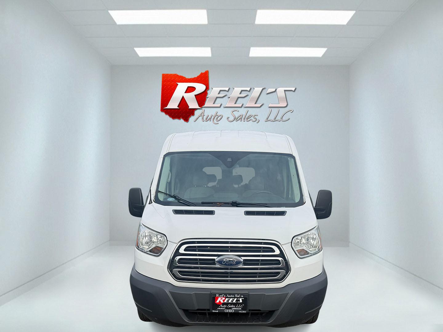 2016 White /Gray Ford Transit 350 Wagon Med. Roof XL w/Sliding Pass. 148-in. WB (1FBAX2CM5GK) with an 3.7L V6 DOHC 24V engine, 6A transmission, located at 11115 Chardon Rd. , Chardon, OH, 44024, (440) 214-9705, 41.580246, -81.241943 - This 2016 Ford Transit 350 XLT Medium Roof is a versatile full-size van powered by a 3.7L V6 engine with a 6-speed automatic transmission and flex fuel capability, featuring 3.73 rear gearing for added performance and a 5,000-pound towing capacity. It offers seating for up to 15 passengers, making i - Photo#1
