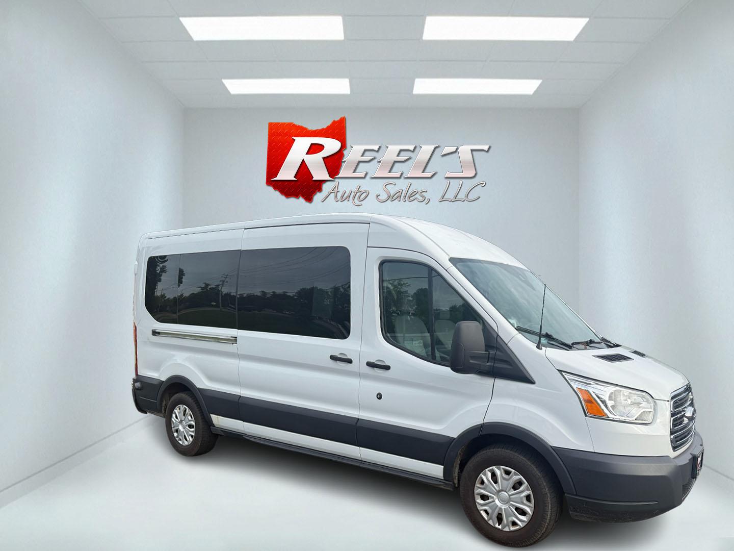 2016 White /Gray Ford Transit 350 Wagon Med. Roof XL w/Sliding Pass. 148-in. WB (1FBAX2CM5GK) with an 3.7L V6 DOHC 24V engine, 6A transmission, located at 11115 Chardon Rd. , Chardon, OH, 44024, (440) 214-9705, 41.580246, -81.241943 - This 2016 Ford Transit 350 XLT Medium Roof is a versatile full-size van powered by a 3.7L V6 engine with a 6-speed automatic transmission and flex fuel capability, featuring 3.73 rear gearing for added performance and a 5,000-pound towing capacity. It offers seating for up to 15 passengers, making i - Photo#28
