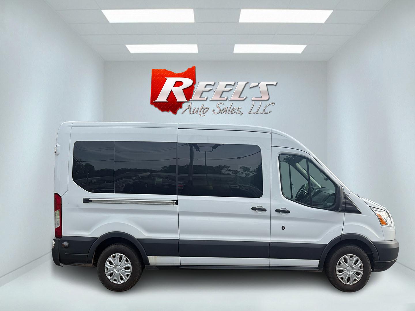 2016 White /Gray Ford Transit 350 Wagon Med. Roof XL w/Sliding Pass. 148-in. WB (1FBAX2CM5GK) with an 3.7L V6 DOHC 24V engine, 6A transmission, located at 11115 Chardon Rd. , Chardon, OH, 44024, (440) 214-9705, 41.580246, -81.241943 - This 2016 Ford Transit 350 XLT Medium Roof is a versatile full-size van powered by a 3.7L V6 engine with a 6-speed automatic transmission and flex fuel capability, featuring 3.73 rear gearing for added performance and a 5,000-pound towing capacity. It offers seating for up to 15 passengers, making i - Photo#29