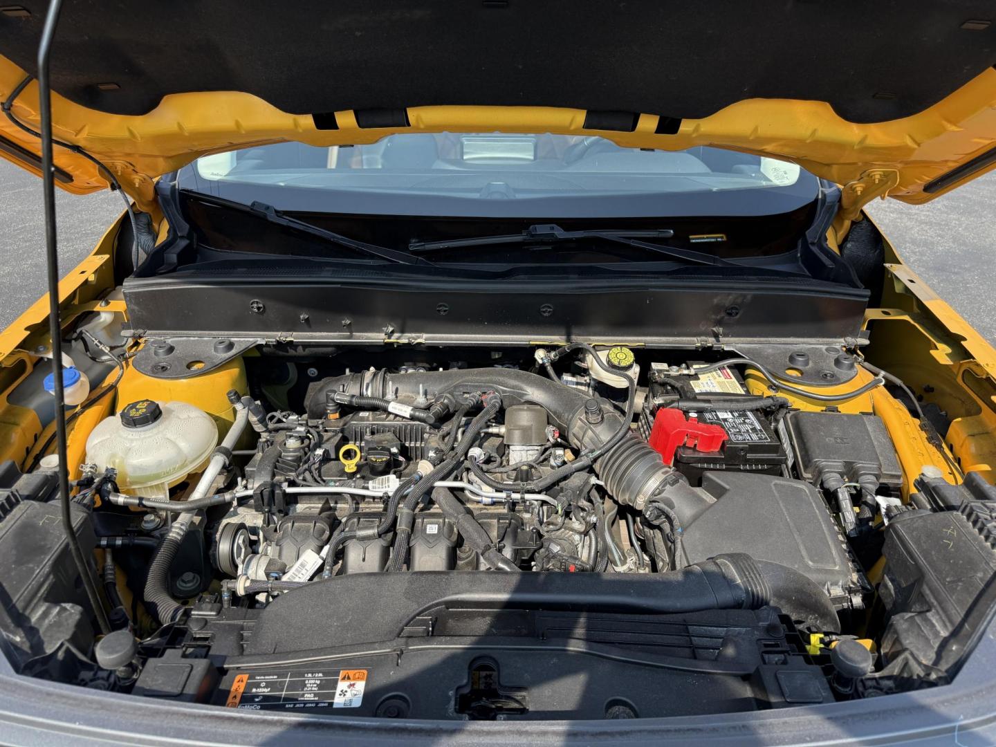2022 Yellow /Brown Ford Bronco Sport Badlands (3FMCR9D96NR) with an 2.0L I4 DOHC 16V Turbo engine, 8A transmission, located at 11115 Chardon Rd. , Chardon, OH, 44024, (440) 214-9705, 41.580246, -81.241943 - Photo#3