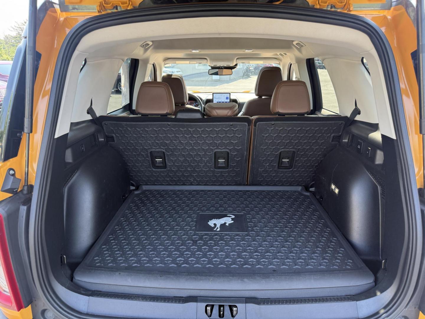 2022 Yellow /Brown Ford Bronco Sport Badlands (3FMCR9D96NR) with an 2.0L I4 DOHC 16V Turbo engine, 8A transmission, located at 11115 Chardon Rd. , Chardon, OH, 44024, (440) 214-9705, 41.580246, -81.241943 - Photo#37