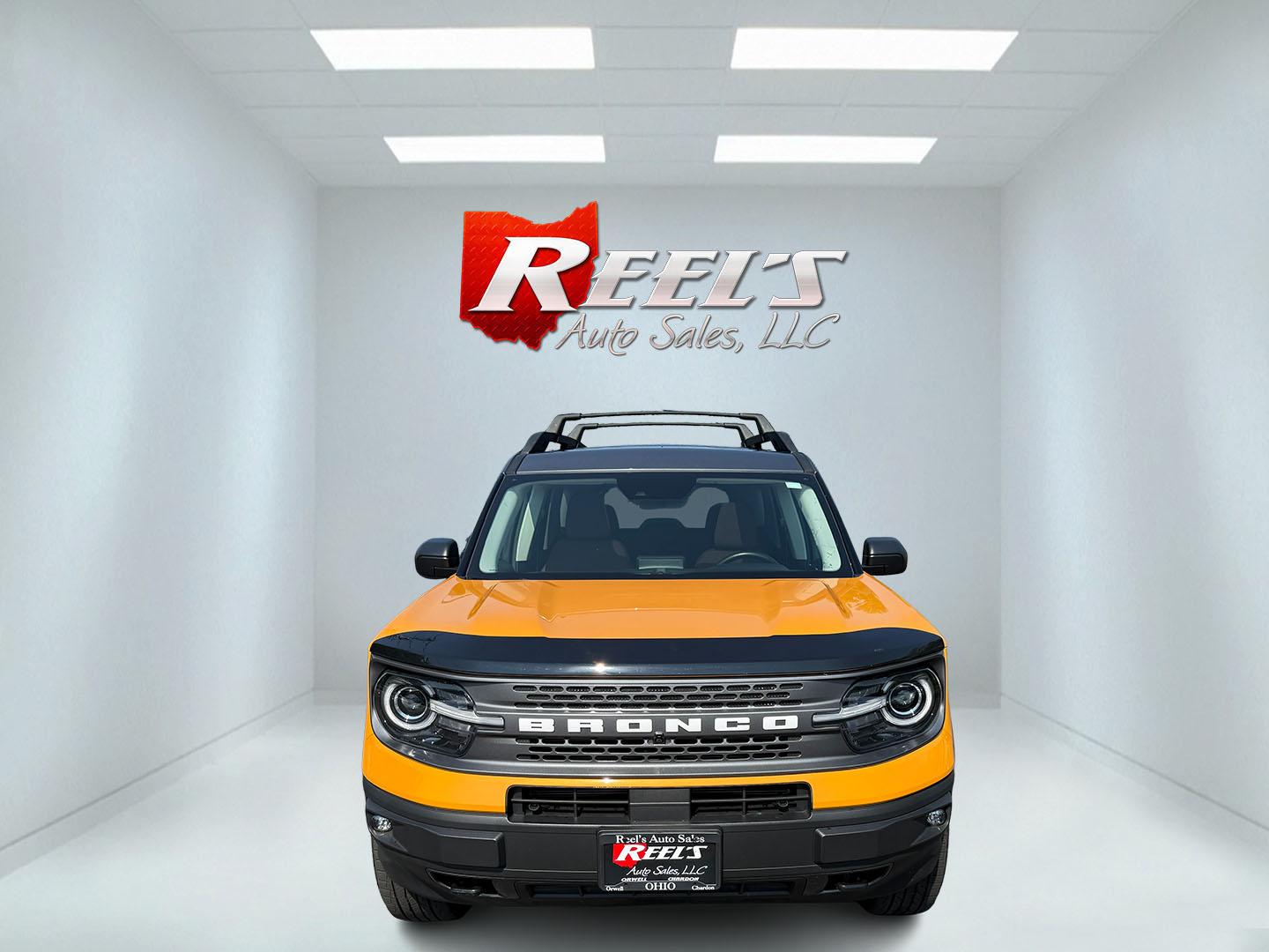 2022 Yellow /Brown Ford Bronco Sport Badlands (3FMCR9D96NR) with an 2.0L I4 DOHC 16V Turbo engine, 8A transmission, located at 11115 Chardon Rd. , Chardon, OH, 44024, (440) 214-9705, 41.580246, -81.241943 - Photo#1
