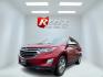 2018 Red /Black Chevrolet Equinox Premier AWD (2GNAXVEV0J6) with an 1.5L I4 DIR DOHC 16V TURBO engine, 6A transmission, located at 547 E. Main St., Orwell, OH, 44076, (440) 437-5893, 41.535435, -80.847855 - This 2018 Chevrolet Equinox Premier AWD offers a versatile and well-equipped compact SUV experience with a 1.5L turbocharged engine paired with a smooth 6-speed automatic transmission, delivering up to 30 MPG on the highway. Its luxurious interior features leather seats with heated and cooled front - Photo#0