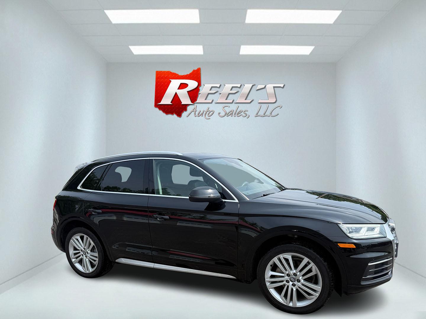 2018 Black /Black Audi Q5 2.0T Premium Plus quattro (WA1BNAFY0J2) with an 2.0L I4 DOHC 16V TURBO engine, 7A transmission, located at 547 E. Main St., Orwell, OH, 44076, (440) 437-5893, 41.535435, -80.847855 - This 2018 Audi G5 Premium Plus offers a refined driving experience with its 2.0L turbocharged I4 engine and 7-speed automatic transmission paired with Quattro all-wheel drive for superior handling. Its luxurious leather interior features power front seats, a heated steering wheel, and a Bang & Olufs - Photo#14