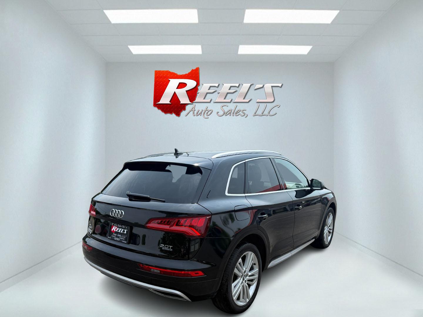 2018 Black /Black Audi Q5 2.0T Premium Plus quattro (WA1BNAFY0J2) with an 2.0L I4 DOHC 16V TURBO engine, 7A transmission, located at 547 E. Main St., Orwell, OH, 44076, (440) 437-5893, 41.535435, -80.847855 - This 2018 Audi G5 Premium Plus offers a refined driving experience with its 2.0L turbocharged I4 engine and 7-speed automatic transmission paired with Quattro all-wheel drive for superior handling. Its luxurious leather interior features power front seats, a heated steering wheel, and a Bang & Olufs - Photo#15