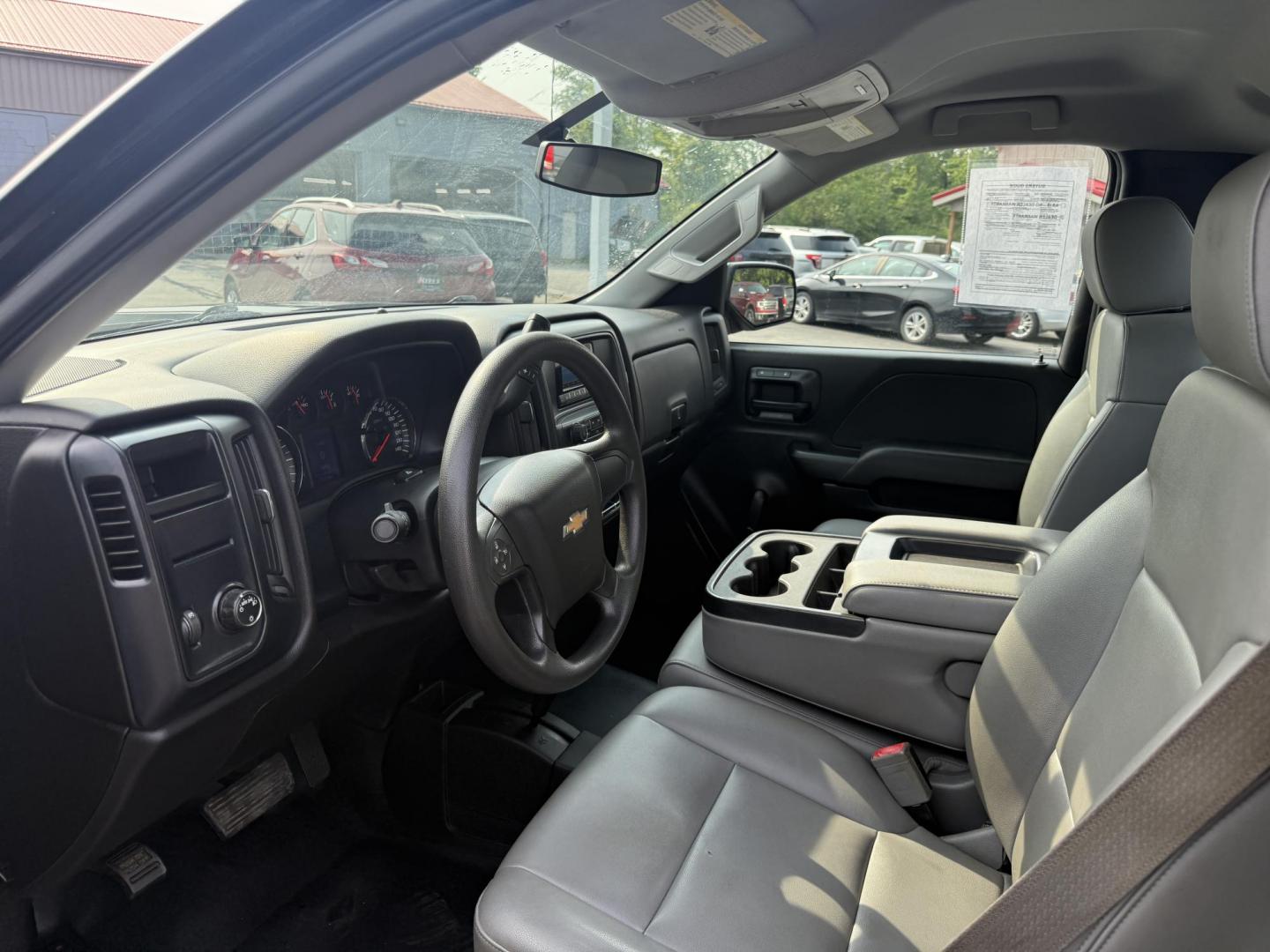 2014 Black /Gray Chevrolet Silverado 1500 Work Truck 1WT Regular Cab 4WD (1GCNKPEH6EZ) with an 4.3L V6 engine, 6-Speed Automatic transmission, located at 547 E. Main St., Orwell, OH, 44076, (440) 437-5893, 41.535435, -80.847855 - This One Owner 2014 Chevrolet Silverado 1500 W/T Regular Cab is a durable workhorse equipped with a 4.3L Vortec V6 engine and a 6-speed automatic transmission, offering a robust 7,600-pound towing capacity. Its features include G80 locking rear differential for improved traction, 3.42 gearing for a - Photo#9