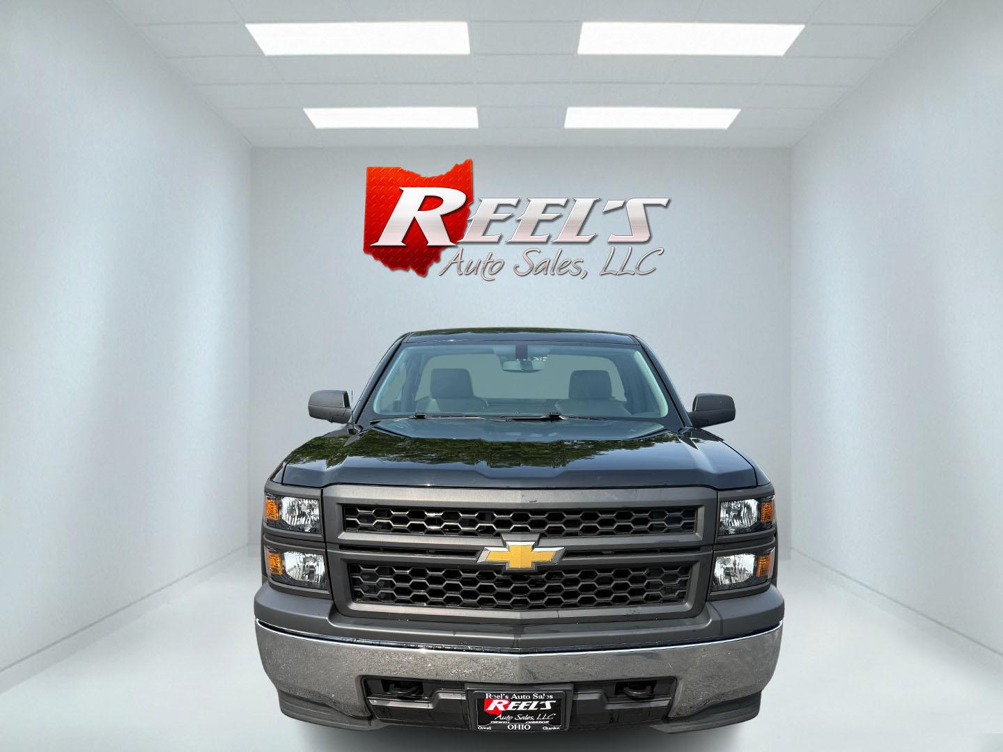 2014 Black /Gray Chevrolet Silverado 1500 Work Truck 1WT Regular Cab 4WD (1GCNKPEH6EZ) with an 4.3L V6 engine, 6-Speed Automatic transmission, located at 547 E. Main St., Orwell, OH, 44076, (440) 437-5893, 41.535435, -80.847855 - This One Owner 2014 Chevrolet Silverado 1500 W/T Regular Cab is a durable workhorse equipped with a 4.3L Vortec V6 engine and a 6-speed automatic transmission, offering a robust 7,600-pound towing capacity. Its features include G80 locking rear differential for improved traction, 3.42 gearing for a - Photo#1