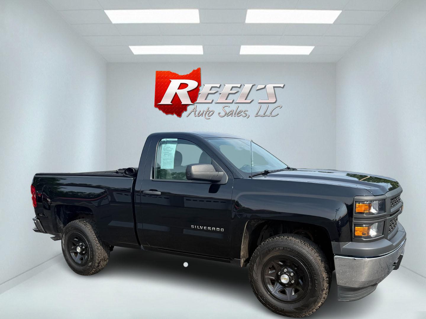 2014 Black /Gray Chevrolet Silverado 1500 Work Truck 1WT Regular Cab 4WD (1GCNKPEH6EZ) with an 4.3L V6 engine, 6-Speed Automatic transmission, located at 547 E. Main St., Orwell, OH, 44076, (440) 437-5893, 41.535435, -80.847855 - This One Owner 2014 Chevrolet Silverado 1500 W/T Regular Cab is a durable workhorse equipped with a 4.3L Vortec V6 engine and a 6-speed automatic transmission, offering a robust 7,600-pound towing capacity. Its features include G80 locking rear differential for improved traction, 3.42 gearing for a - Photo#27