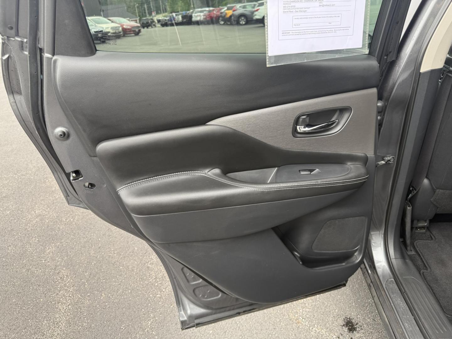 2019 Gray /Black Nissan Murano S AWD (5N1AZ2MS1KN) with an 3.5L V6 DOHC 24V engine, Automatic transmission, located at 11115 Chardon Rd. , Chardon, OH, 44024, (440) 214-9705, 41.580246, -81.241943 - Photo#22