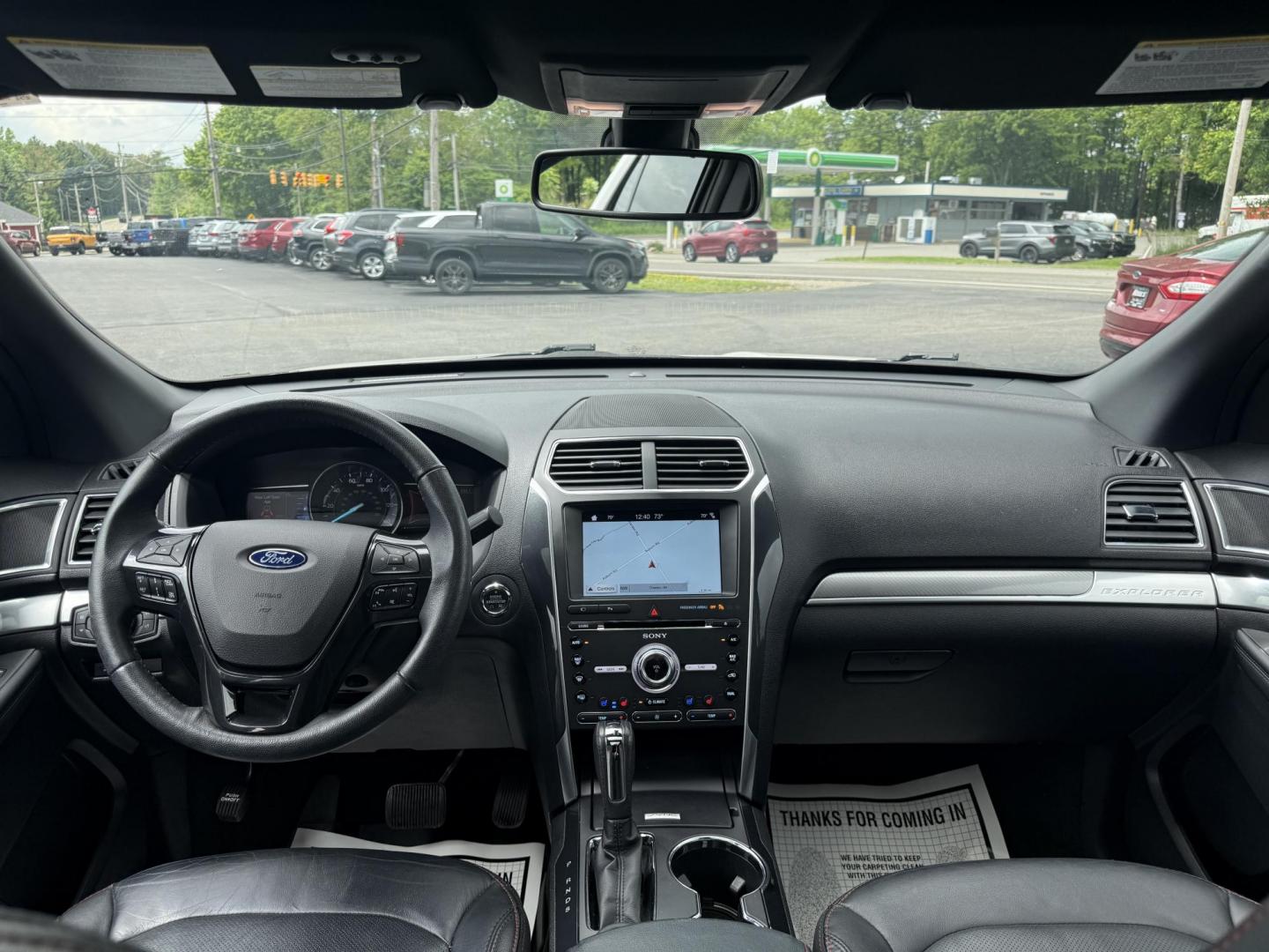 2018 White /Black Ford Explorer Sport 4WD (1FM5K8GT8JG) with an 3.5L V6 DOHC 24V Twin Turbo engine, 6A transmission, located at 11115 Chardon Rd. , Chardon, OH, 44024, (440) 214-9705, 41.580246, -81.241943 - This One Owner 2018 Ford Explorer Sport 4WD with the 3.5L Twin Turbo EcoBoost V6 engine combines powerful performance and luxury, accelerating from 0-60 mph in just 6.0 seconds and offering a robust 5,000-pound towing capacity. It features a premium leather interior with heated and cooled front seat - Photo#38