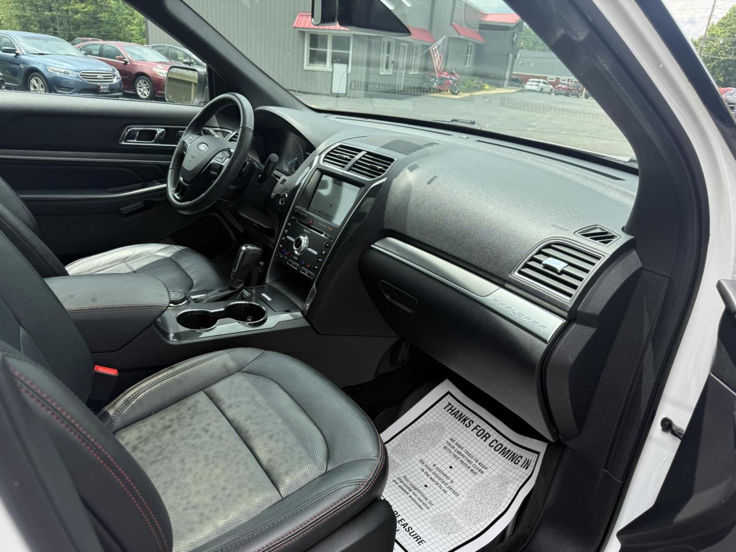 2018 White /Black Ford Explorer Sport 4WD (1FM5K8GT8JG) with an 3.5L V6 DOHC 24V Twin Turbo engine, 6A transmission, located at 11115 Chardon Rd. , Chardon, OH, 44024, (440) 214-9705, 41.580246, -81.241943 - This One Owner 2018 Ford Explorer Sport 4WD with the 3.5L Twin Turbo EcoBoost V6 engine combines powerful performance and luxury, accelerating from 0-60 mph in just 6.0 seconds and offering a robust 5,000-pound towing capacity. It features a premium leather interior with heated and cooled front seat - Photo#45