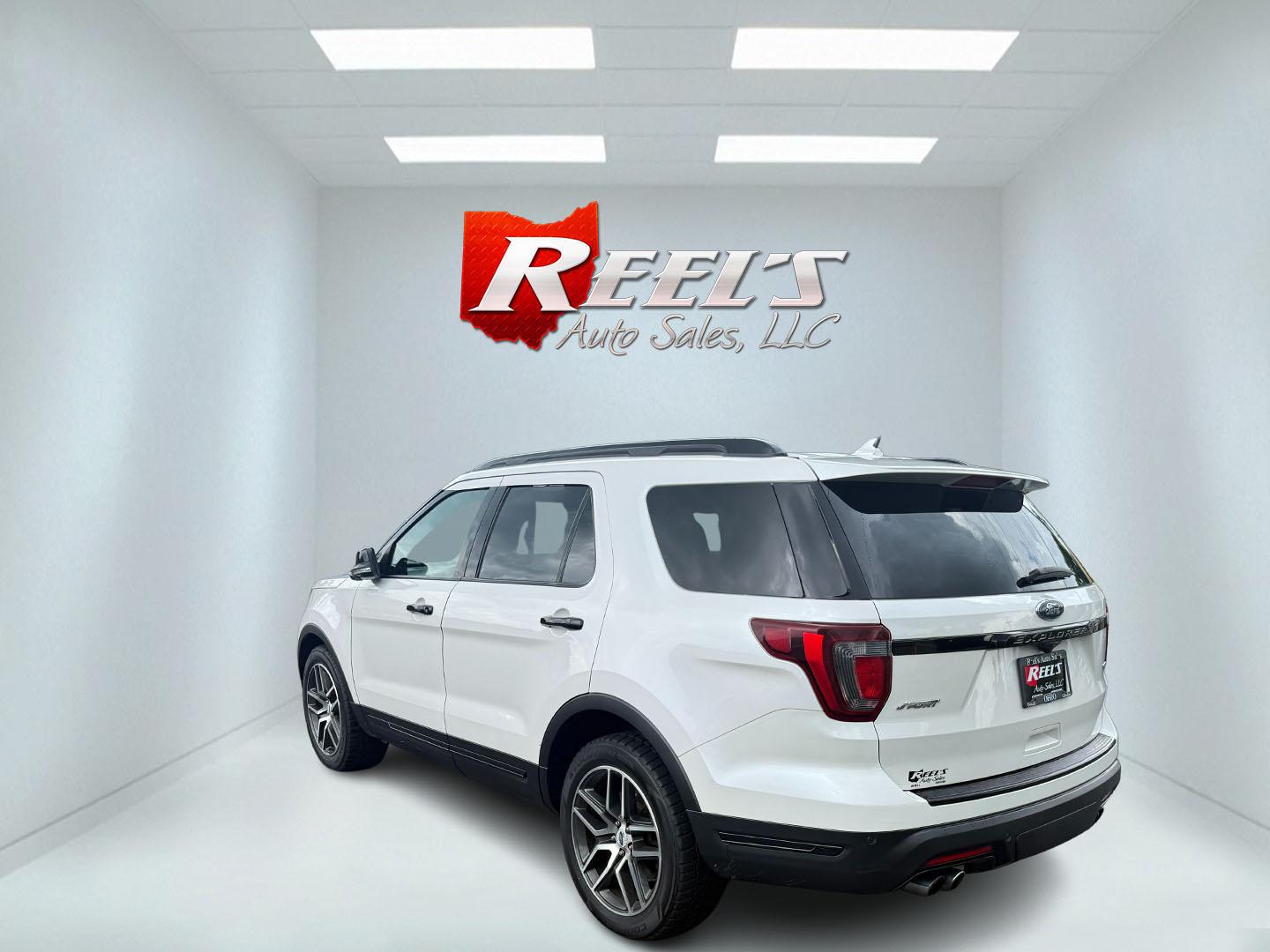 2018 White /Black Ford Explorer Sport 4WD (1FM5K8GT8JG) with an 3.5L V6 DOHC 24V Twin Turbo engine, 6A transmission, located at 11115 Chardon Rd. , Chardon, OH, 44024, (440) 214-9705, 41.580246, -81.241943 - This One Owner 2018 Ford Explorer Sport 4WD with the 3.5L Twin Turbo EcoBoost V6 engine combines powerful performance and luxury, accelerating from 0-60 mph in just 6.0 seconds and offering a robust 5,000-pound towing capacity. It features a premium leather interior with heated and cooled front seat - Photo#16