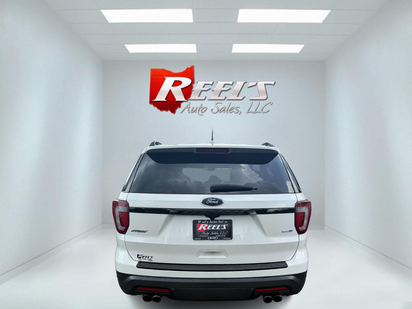 2018 White /Black Ford Explorer Sport 4WD (1FM5K8GT8JG) with an 3.5L V6 DOHC 24V Twin Turbo engine, 6A transmission, located at 11115 Chardon Rd. , Chardon, OH, 44024, (440) 214-9705, 41.580246, -81.241943 - This One Owner 2018 Ford Explorer Sport 4WD with the 3.5L Twin Turbo EcoBoost V6 engine combines powerful performance and luxury, accelerating from 0-60 mph in just 6.0 seconds and offering a robust 5,000-pound towing capacity. It features a premium leather interior with heated and cooled front seat - Photo#52