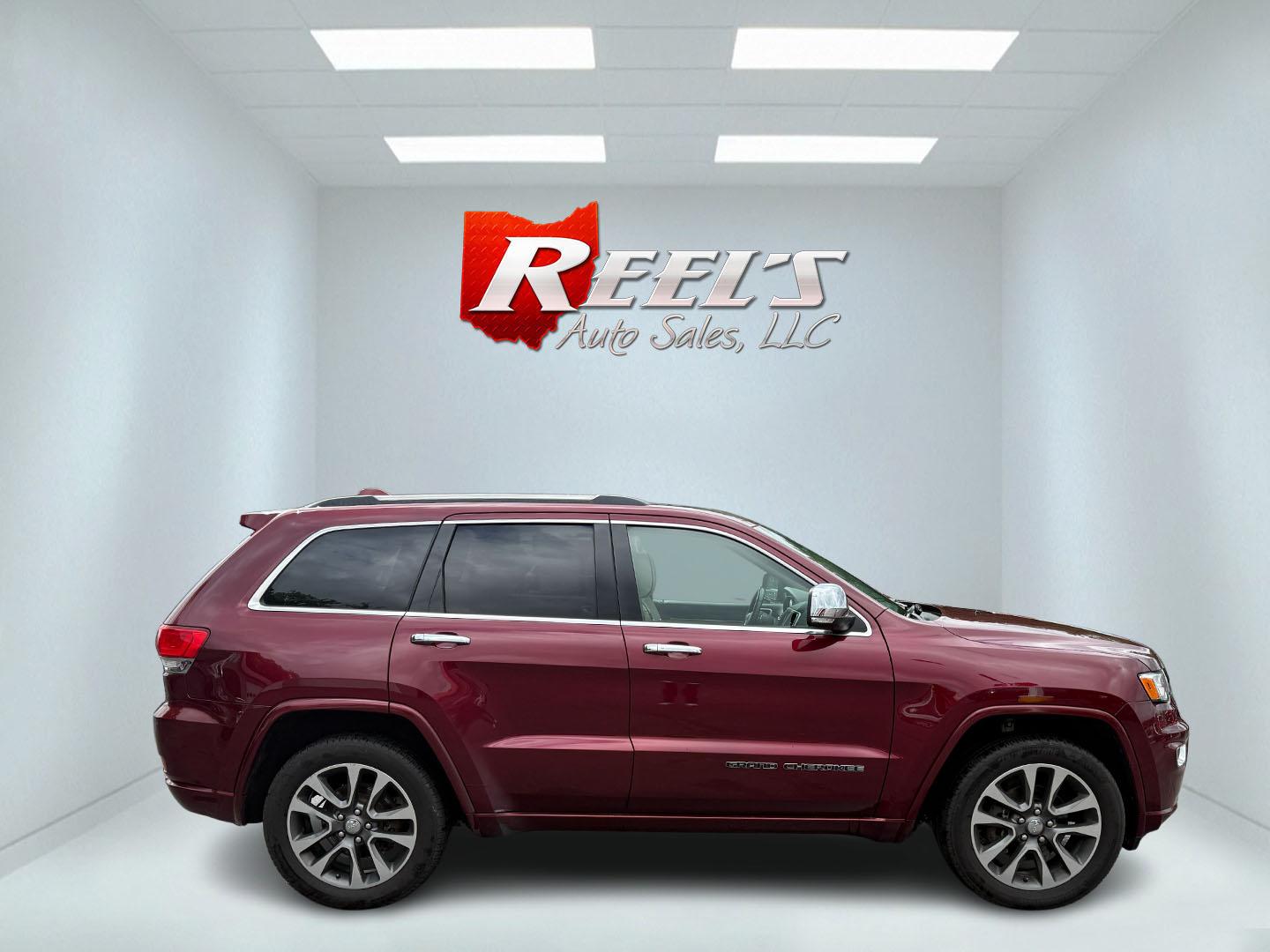 2017 Red /Tan Jeep Grand Cherokee Overland 4WD (1C4RJFCG8HC) with an 3.6L V6 DOHC 24V engine, 8A transmission, located at 547 E. Main St., Orwell, OH, 44076, (440) 437-5893, 41.535435, -80.847855 - This 2017 Jeep Grand Cherokee Overland 4WD, powered by a 3.6L Pentastar V6 and 8-speed automatic transmission, offers luxury and capability with features like leather interior, power/heated/cooled front seats, heated rear seats, a premium 825-watt 19-speaker Harman Kardon sound system, dual-pane pan - Photo#44
