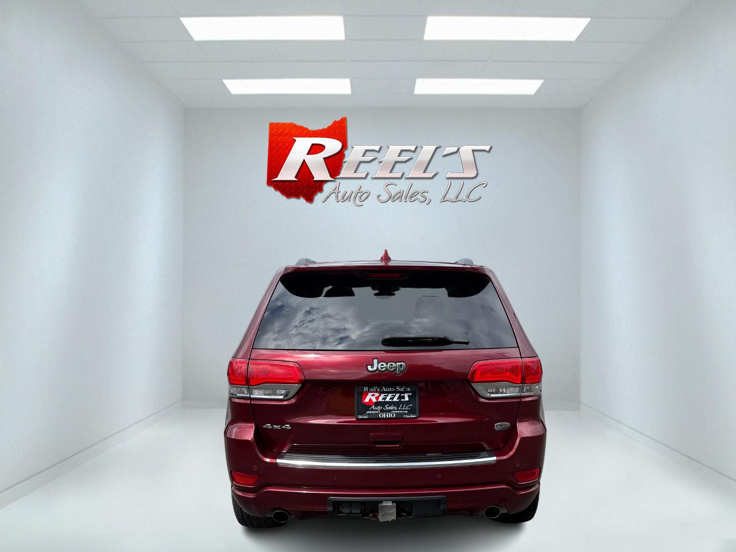 2017 Red /Tan Jeep Grand Cherokee Overland 4WD (1C4RJFCG8HC) with an 3.6L V6 DOHC 24V engine, 8A transmission, located at 547 E. Main St., Orwell, OH, 44076, (440) 437-5893, 41.535435, -80.847855 - This 2017 Jeep Grand Cherokee Overland 4WD, powered by a 3.6L Pentastar V6 and 8-speed automatic transmission, offers luxury and capability with features like leather interior, power/heated/cooled front seats, heated rear seats, a premium 825-watt 19-speaker Harman Kardon sound system, dual-pane pan - Photo#47