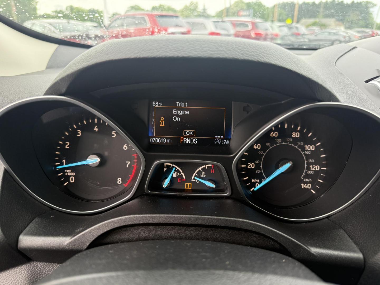 2017 Black /Gray Ford Escape SE 4WD (1FMCU9GDXHU) with an 1.5L I4 DOHC 16V Turbo engine, 6A transmission, located at 547 E. Main St., Orwell, OH, 44076, (440) 437-5893, 41.535435, -80.847855 - This 2017 Ford Escape SE 4WD with the 1.5L Turbocharged EcoBoost I4 engine combines efficiency and convenience, delivering approximately 28 MPG on the highway. It features a 6-speed automatic transmission, a power driver’s seat, and advanced safety with blind spot monitoring. The SUV is equipped w - Photo#13