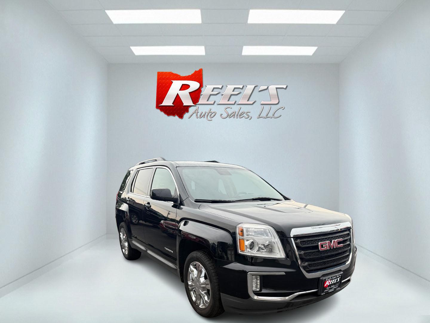 2017 Black /Black GMC Terrain SLE2 AWD (2GKFLTEK9H6) with an 2.4L I4 DOHC 16V engine, 6A transmission, located at 11115 Chardon Rd. , Chardon, OH, 44024, (440) 214-9705, 41.580246, -81.241943 - This 2017 GMC Terrain SLE-2 AWD with the 2.4L I4 EcoTec engine offers a balanced mix of efficiency and comfort, achieving approximately 28 MPG on the highway. It features a 6-speed automatic transmission, ECO mode for fuel savings, a 7.0-inch touchscreen with backup camera, remote start, single-zone - Photo#2