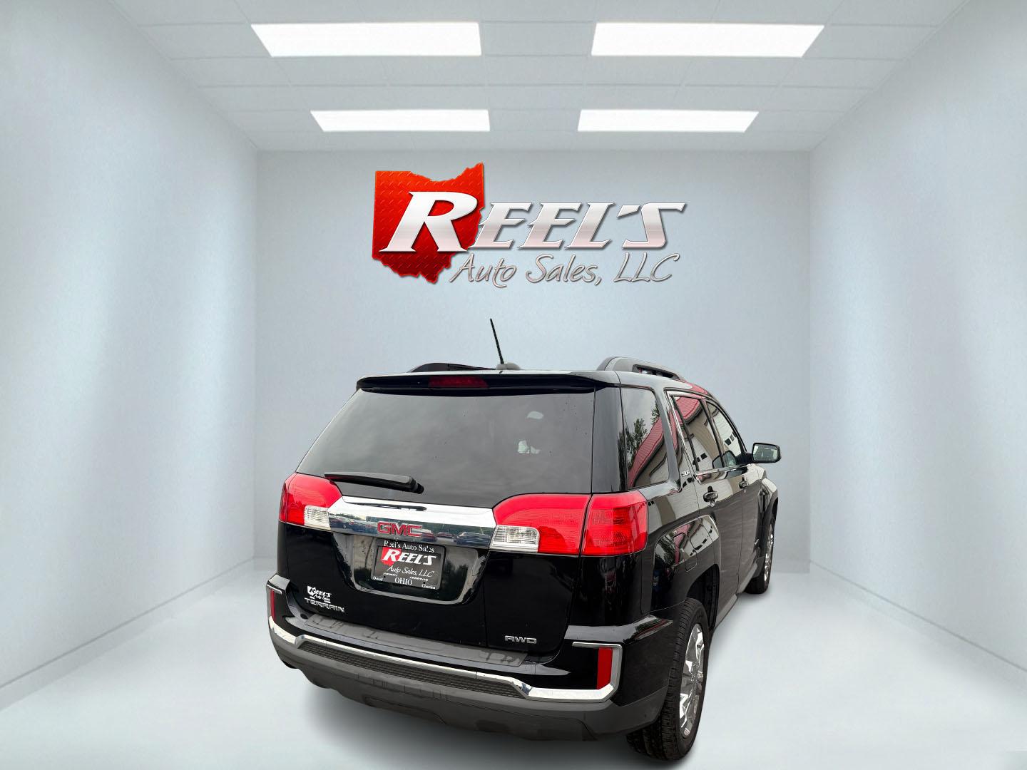 2017 Black /Black GMC Terrain SLE2 AWD (2GKFLTEK9H6) with an 2.4L I4 DOHC 16V engine, 6A transmission, located at 11115 Chardon Rd. , Chardon, OH, 44024, (440) 214-9705, 41.580246, -81.241943 - This 2017 GMC Terrain SLE-2 AWD with the 2.4L I4 EcoTec engine offers a balanced mix of efficiency and comfort, achieving approximately 28 MPG on the highway. It features a 6-speed automatic transmission, ECO mode for fuel savings, a 7.0-inch touchscreen with backup camera, remote start, single-zone - Photo#36