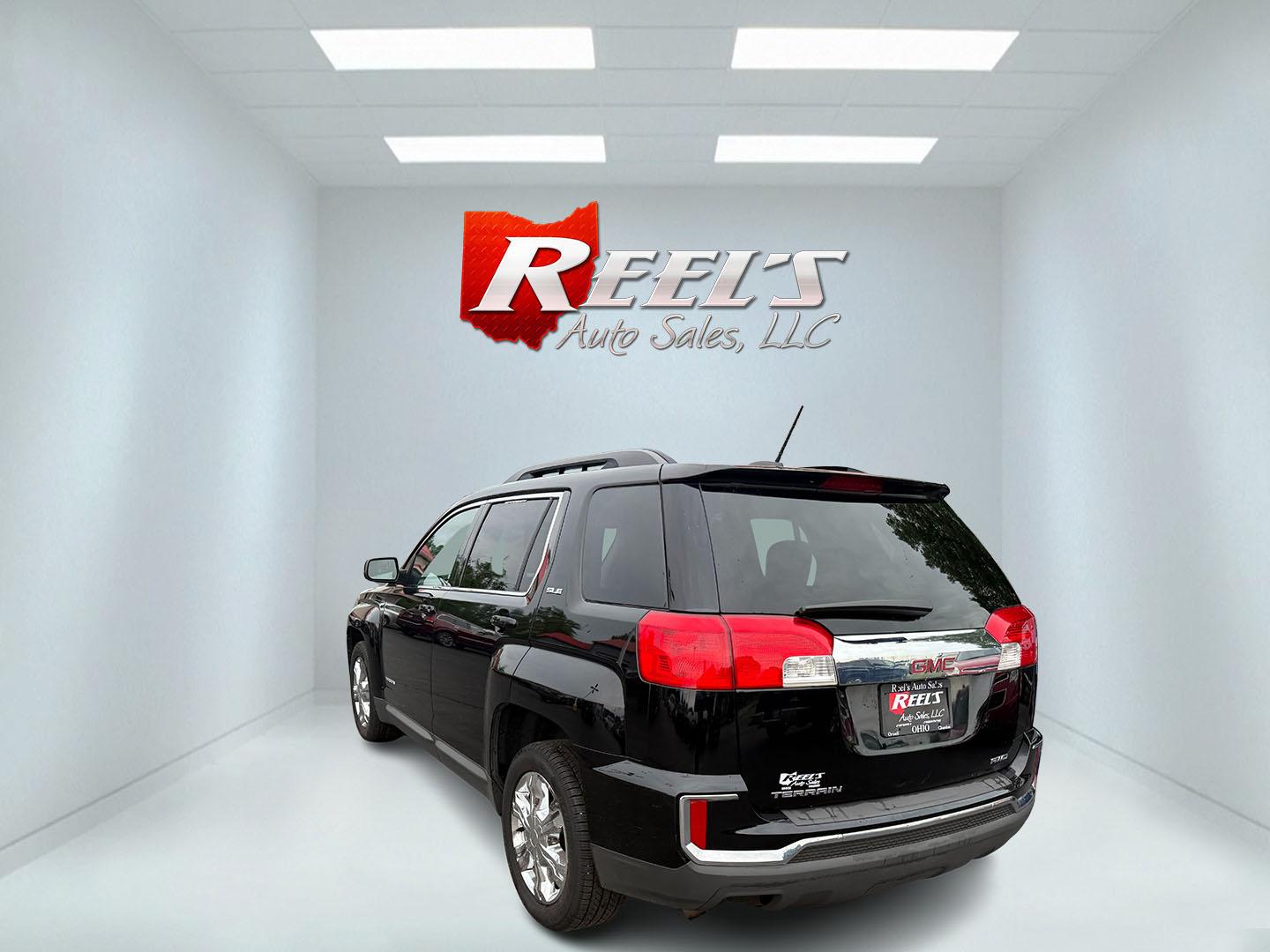 2017 Black /Black GMC Terrain SLE2 AWD (2GKFLTEK9H6) with an 2.4L I4 DOHC 16V engine, 6A transmission, located at 11115 Chardon Rd. , Chardon, OH, 44024, (440) 214-9705, 41.580246, -81.241943 - This 2017 GMC Terrain SLE-2 AWD with the 2.4L I4 EcoTec engine offers a balanced mix of efficiency and comfort, achieving approximately 28 MPG on the highway. It features a 6-speed automatic transmission, ECO mode for fuel savings, a 7.0-inch touchscreen with backup camera, remote start, single-zone - Photo#37