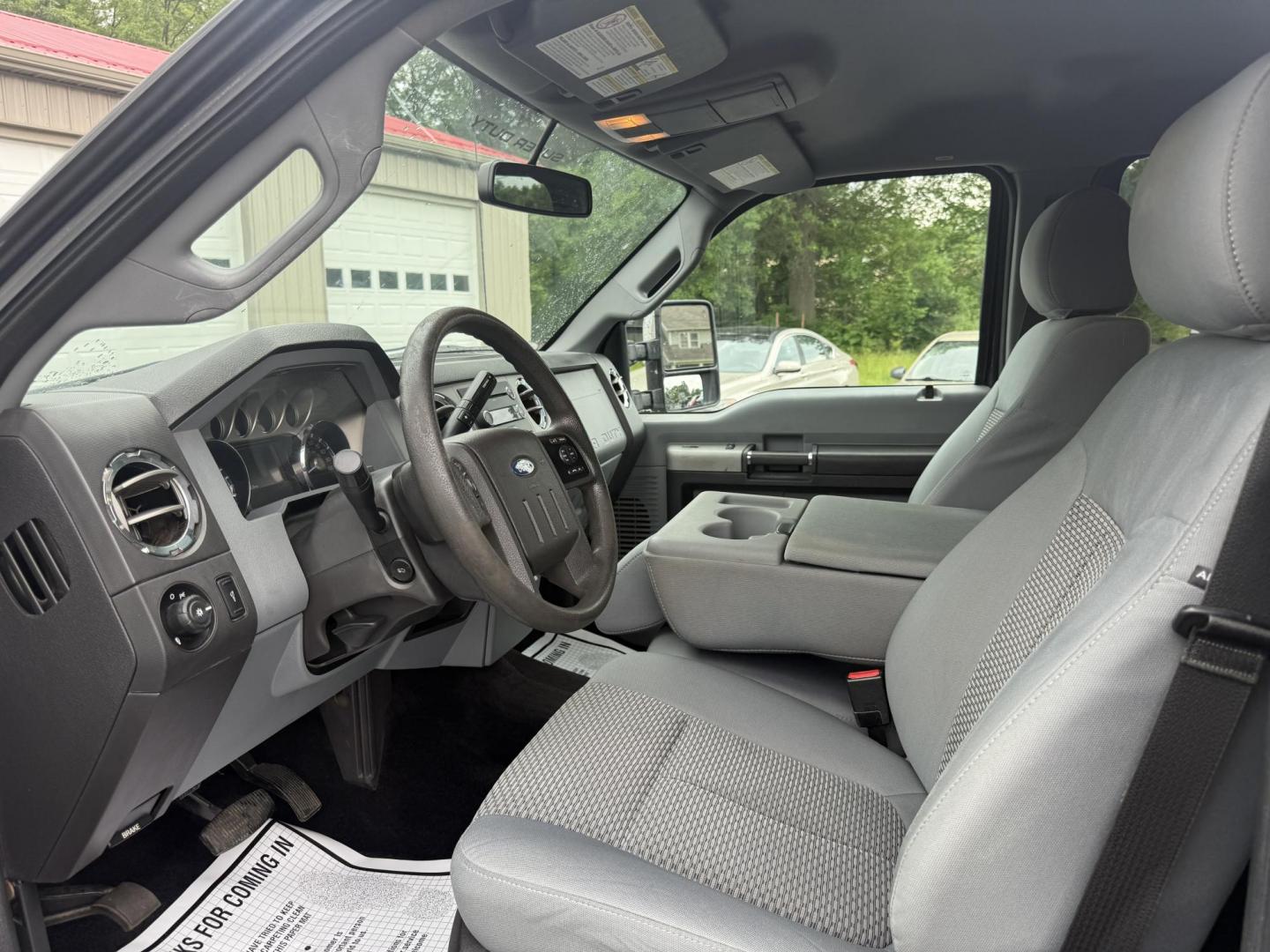 2015 Black /Gray Ford F-350 SD XLT Crew Cab 4WD (1FT8W3B66FE) with an 6.2L V8 OHV 16V FFV engine, 6-Speed Automatic transmission, located at 547 E. Main St., Orwell, OH, 44076, (440) 437-5893, 41.535435, -80.847855 - Photo#10
