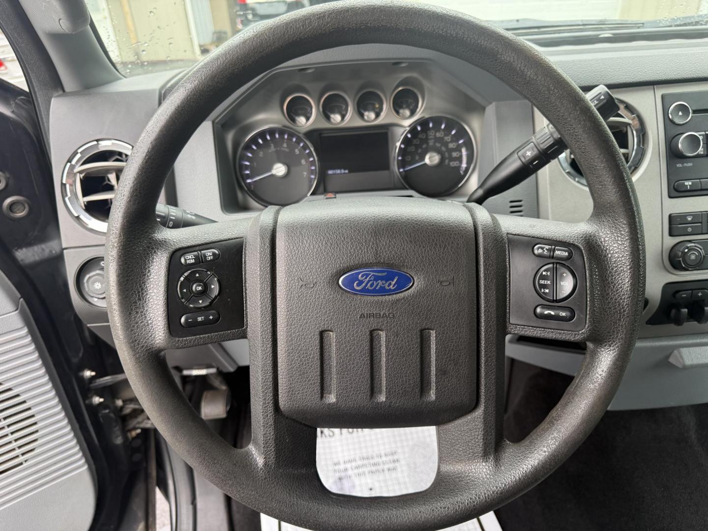 2015 Black /Gray Ford F-350 SD XLT Crew Cab 4WD (1FT8W3B66FE) with an 6.2L V8 OHV 16V FFV engine, 6-Speed Automatic transmission, located at 547 E. Main St., Orwell, OH, 44076, (440) 437-5893, 41.535435, -80.847855 - Photo#19