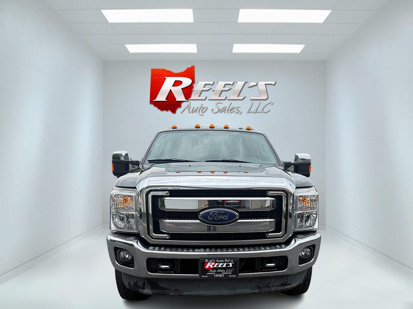 2015 Black /Gray Ford F-350 SD XLT Crew Cab 4WD (1FT8W3B66FE) with an 6.2L V8 OHV 16V FFV engine, 6-Speed Automatic transmission, located at 547 E. Main St., Orwell, OH, 44076, (440) 437-5893, 41.535435, -80.847855 - Photo#1