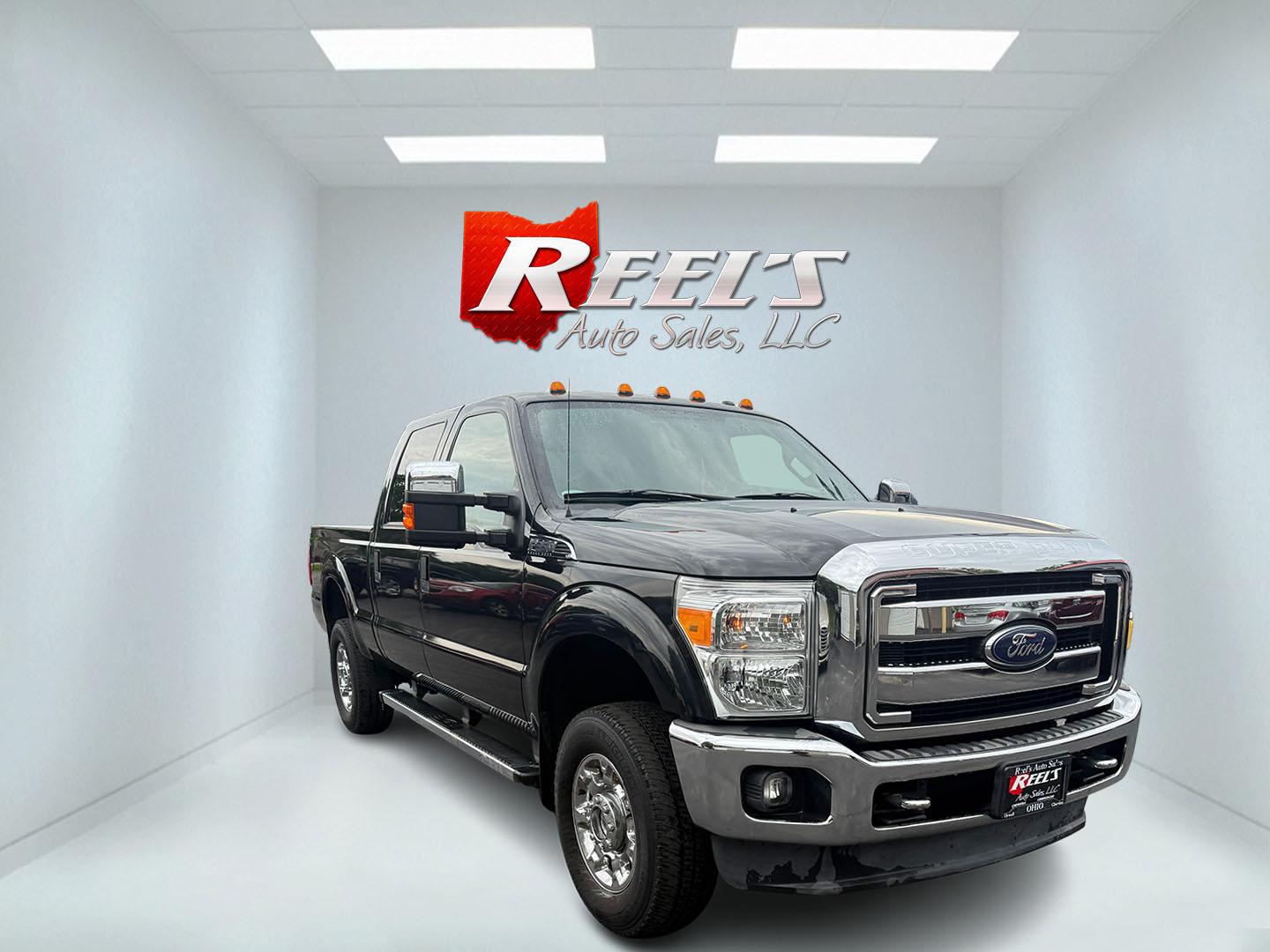 2015 Black /Gray Ford F-350 SD XLT Crew Cab 4WD (1FT8W3B66FE) with an 6.2L V8 OHV 16V FFV engine, 6-Speed Automatic transmission, located at 547 E. Main St., Orwell, OH, 44076, (440) 437-5893, 41.535435, -80.847855 - Photo#2