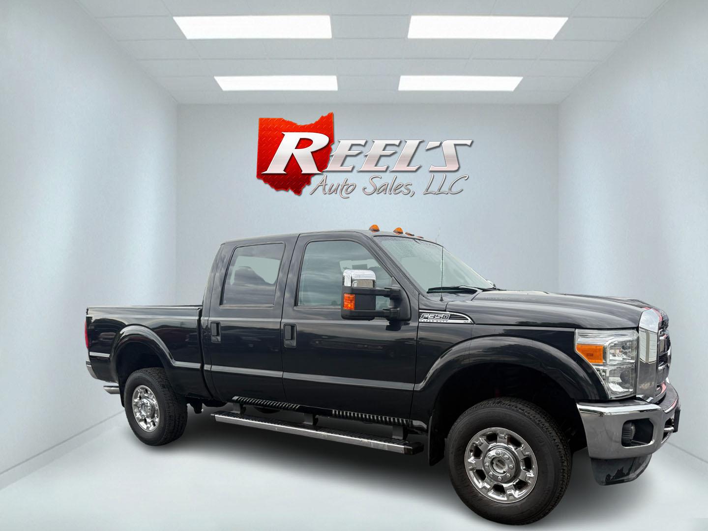 2015 Black /Gray Ford F-350 SD XLT Crew Cab 4WD (1FT8W3B66FE) with an 6.2L V8 OHV 16V FFV engine, 6-Speed Automatic transmission, located at 547 E. Main St., Orwell, OH, 44076, (440) 437-5893, 41.535435, -80.847855 - Photo#35