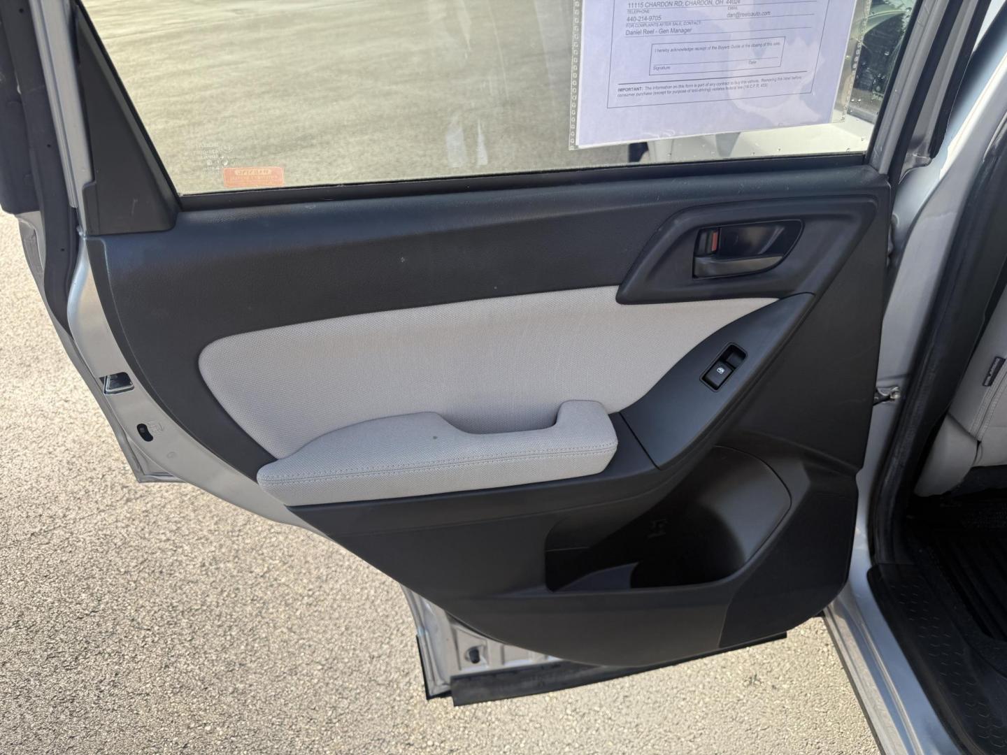 2014 Silver /Gray Subaru Forester 2.5i Premium (JF2SJAEC7EH) with an 2.5L H4 DOHC 16V engine, Automatic transmission, located at 547 E. Main St., Orwell, OH, 44076, (440) 437-5893, 41.535435, -80.847855 - Fresh Local Purchase ----- This 2014 Subaru Forester 2.5i Premium features a 2.5-liter four-cylinder H4 engine paired with Subaru's Symmetrical AWD system, delivering dependable performance and excellent stability across various terrains. It achieves an impressive 31 MPG highway, making it fuel-effi - Photo#25