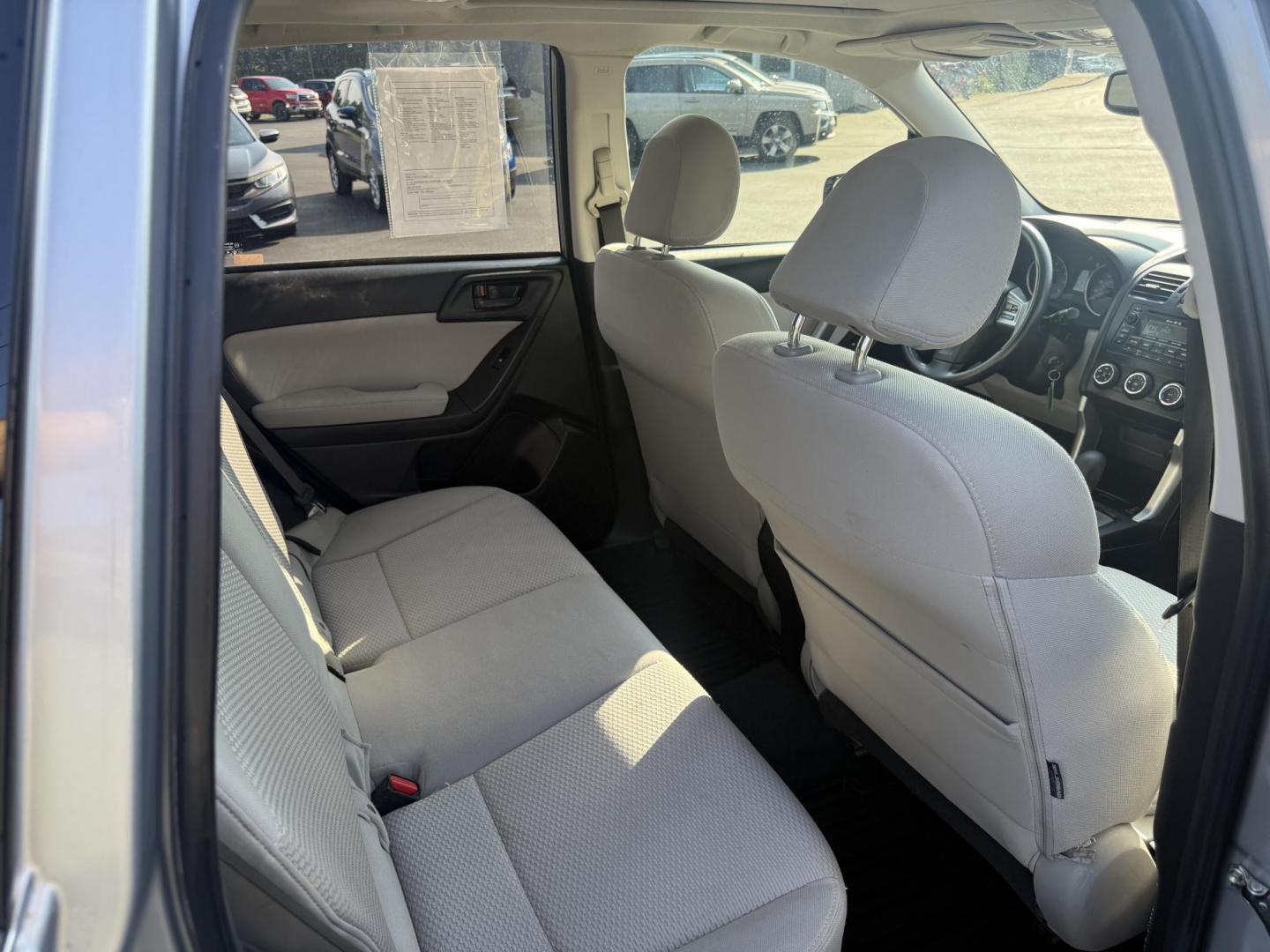 2014 Silver /Gray Subaru Forester 2.5i Premium (JF2SJAEC7EH) with an 2.5L H4 DOHC 16V engine, Automatic transmission, located at 547 E. Main St., Orwell, OH, 44076, (440) 437-5893, 41.535435, -80.847855 - Fresh Local Purchase ----- This 2014 Subaru Forester 2.5i Premium features a 2.5-liter four-cylinder H4 engine paired with Subaru's Symmetrical AWD system, delivering dependable performance and excellent stability across various terrains. It achieves an impressive 31 MPG highway, making it fuel-effi - Photo#28