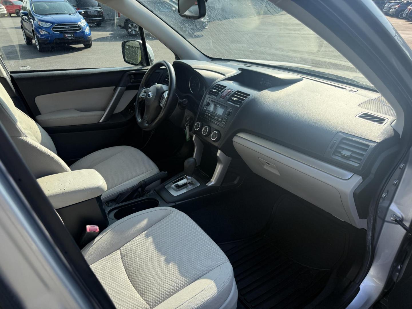 2014 Silver /Gray Subaru Forester 2.5i Premium (JF2SJAEC7EH) with an 2.5L H4 DOHC 16V engine, Automatic transmission, located at 547 E. Main St., Orwell, OH, 44076, (440) 437-5893, 41.535435, -80.847855 - Fresh Local Purchase ----- This 2014 Subaru Forester 2.5i Premium features a 2.5-liter four-cylinder H4 engine paired with Subaru's Symmetrical AWD system, delivering dependable performance and excellent stability across various terrains. It achieves an impressive 31 MPG highway, making it fuel-effi - Photo#30