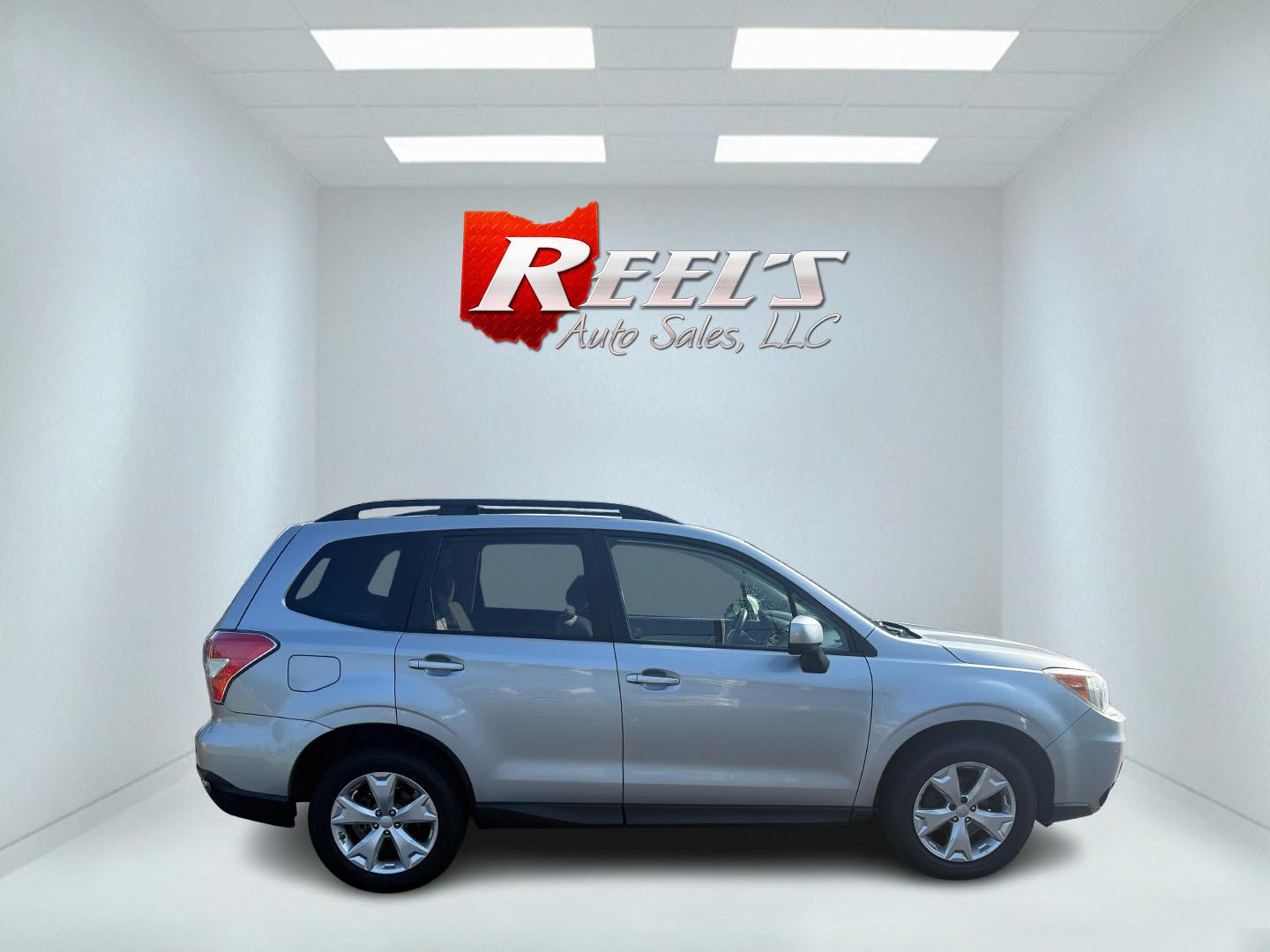 2014 Silver /Gray Subaru Forester 2.5i Premium (JF2SJAEC7EH) with an 2.5L H4 DOHC 16V engine, Automatic transmission, located at 547 E. Main St., Orwell, OH, 44076, (440) 437-5893, 41.535435, -80.847855 - Fresh Local Purchase ----- This 2014 Subaru Forester 2.5i Premium features a 2.5-liter four-cylinder H4 engine paired with Subaru's Symmetrical AWD system, delivering dependable performance and excellent stability across various terrains. It achieves an impressive 31 MPG highway, making it fuel-effi - Photo#36