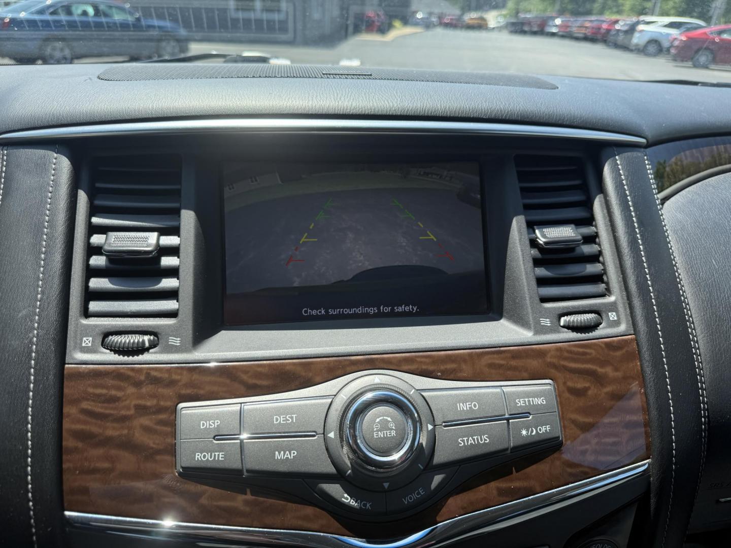 2017 Black /Black Nissan Armada SV AWD (JN8AY2NC4H9) with an 5.6L V8 DOHC 32V engine, 7A transmission, located at 547 E. Main St., Orwell, OH, 44076, (440) 437-5893, 41.535435, -80.847855 - The 2017 Nissan Armada SV 4WD is a full-size SUV powered by a robust 5.6-liter Endurance V8 engine producing 390 hp and 394 lb-ft of torque, paired with a 7-speed automatic transmission and offering an impressive 8,500-pound towing capacity. It boasts comfort and convenience features like 8-way powe - Photo#20