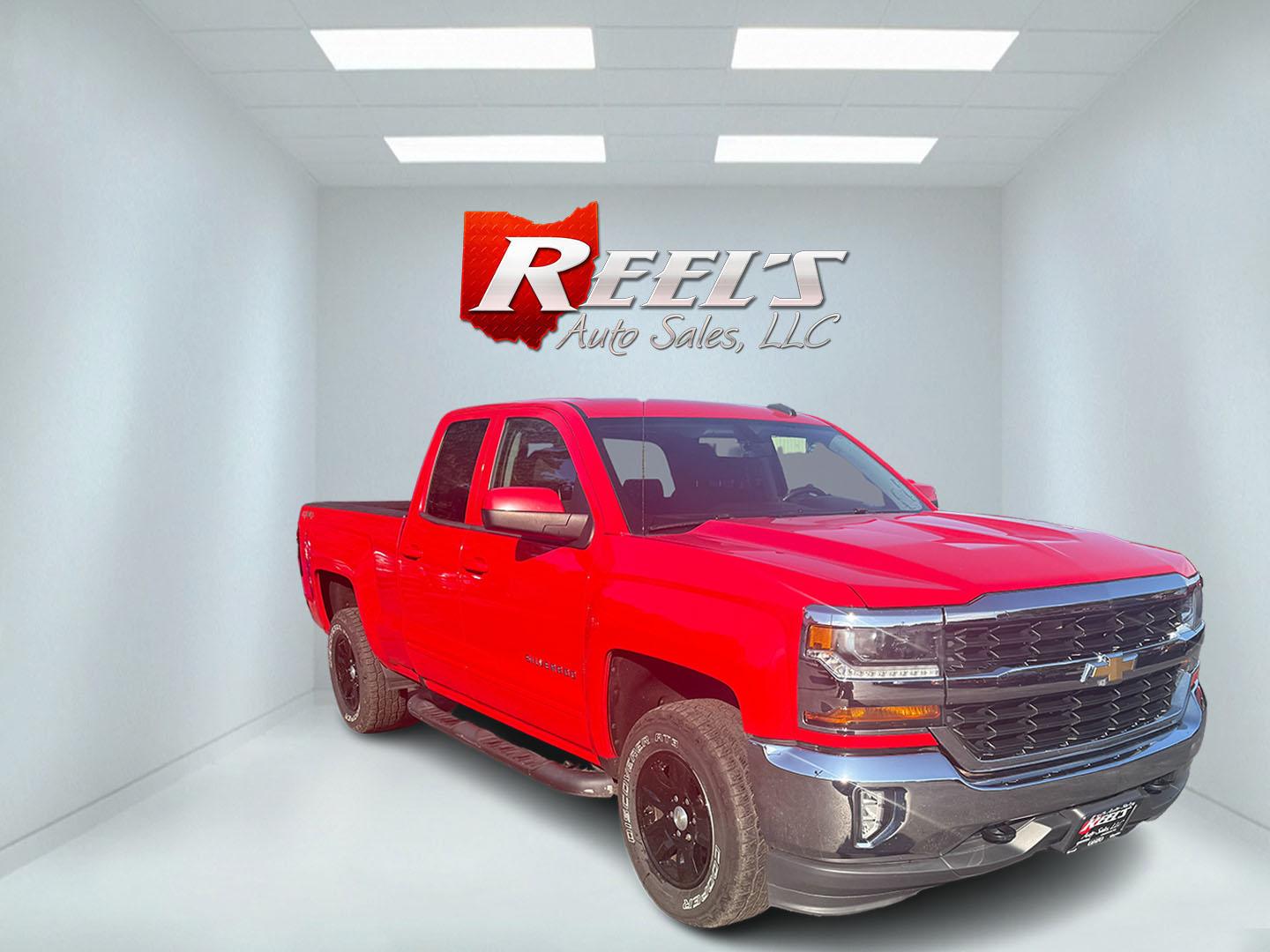 2017 Red /Black Chevrolet Silverado 1500 LT Double Cab 4WD (1GCVKREH4HZ) with an 4.3L V6 OHV 12V FFV engine, 6 Speed Automatic transmission, located at 547 E. Main St., Orwell, OH, 44076, (440) 437-5893, 41.535435, -80.847855 - Photo#2