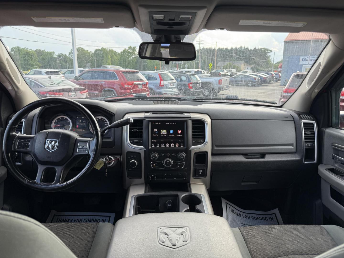 2014 Red /Gray RAM 2500 Big Horn Crew Cab SWB 4WD (3C6UR5DJXEG) with an 6.4L V8 OHV engine, 6-Speed Automatic transmission, located at 547 E. Main St., Orwell, OH, 44076, (440) 437-5893, 41.535435, -80.847855 - Photo#33