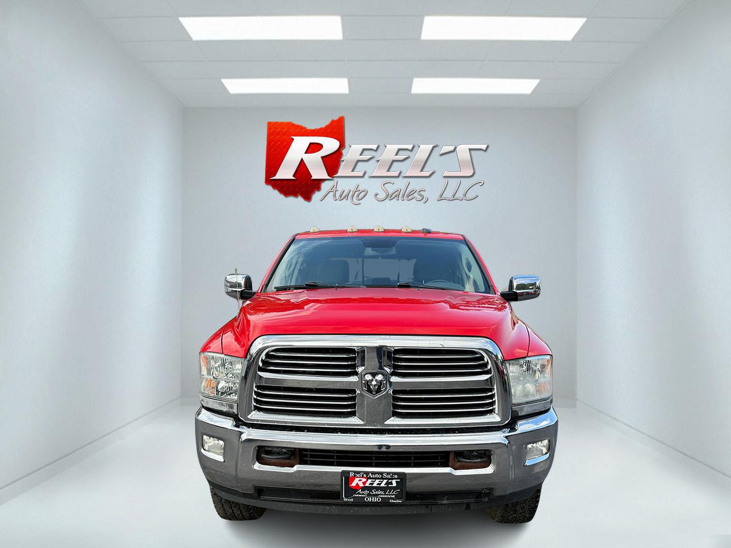 2014 Red /Gray RAM 2500 Big Horn Crew Cab SWB 4WD (3C6UR5DJXEG) with an 6.4L V8 OHV engine, 6-Speed Automatic transmission, located at 547 E. Main St., Orwell, OH, 44076, (440) 437-5893, 41.535435, -80.847855 - Photo#1