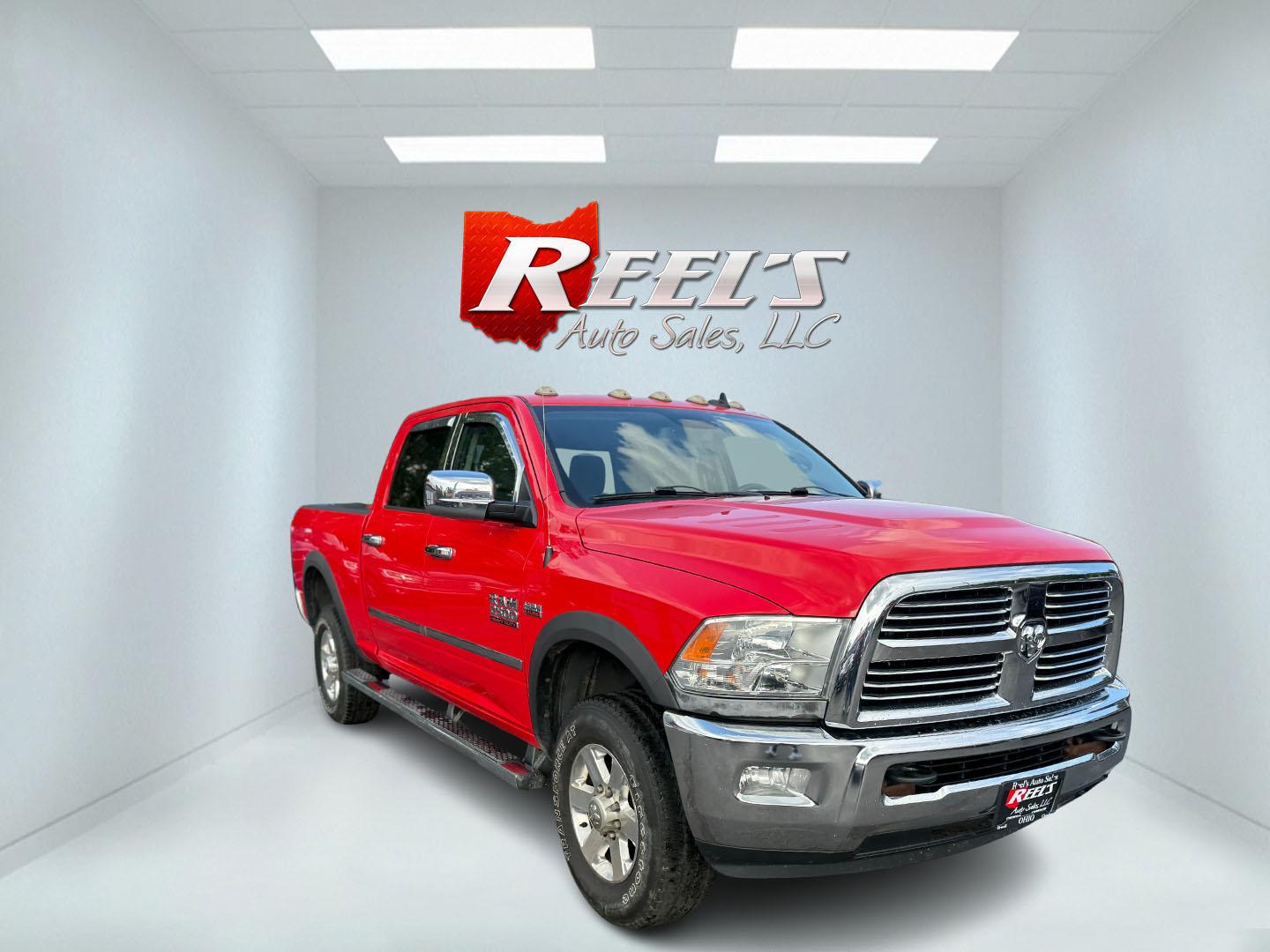 2014 Red /Gray RAM 2500 Big Horn Crew Cab SWB 4WD (3C6UR5DJXEG) with an 6.4L V8 OHV engine, 6-Speed Automatic transmission, located at 547 E. Main St., Orwell, OH, 44076, (440) 437-5893, 41.535435, -80.847855 - Photo#2